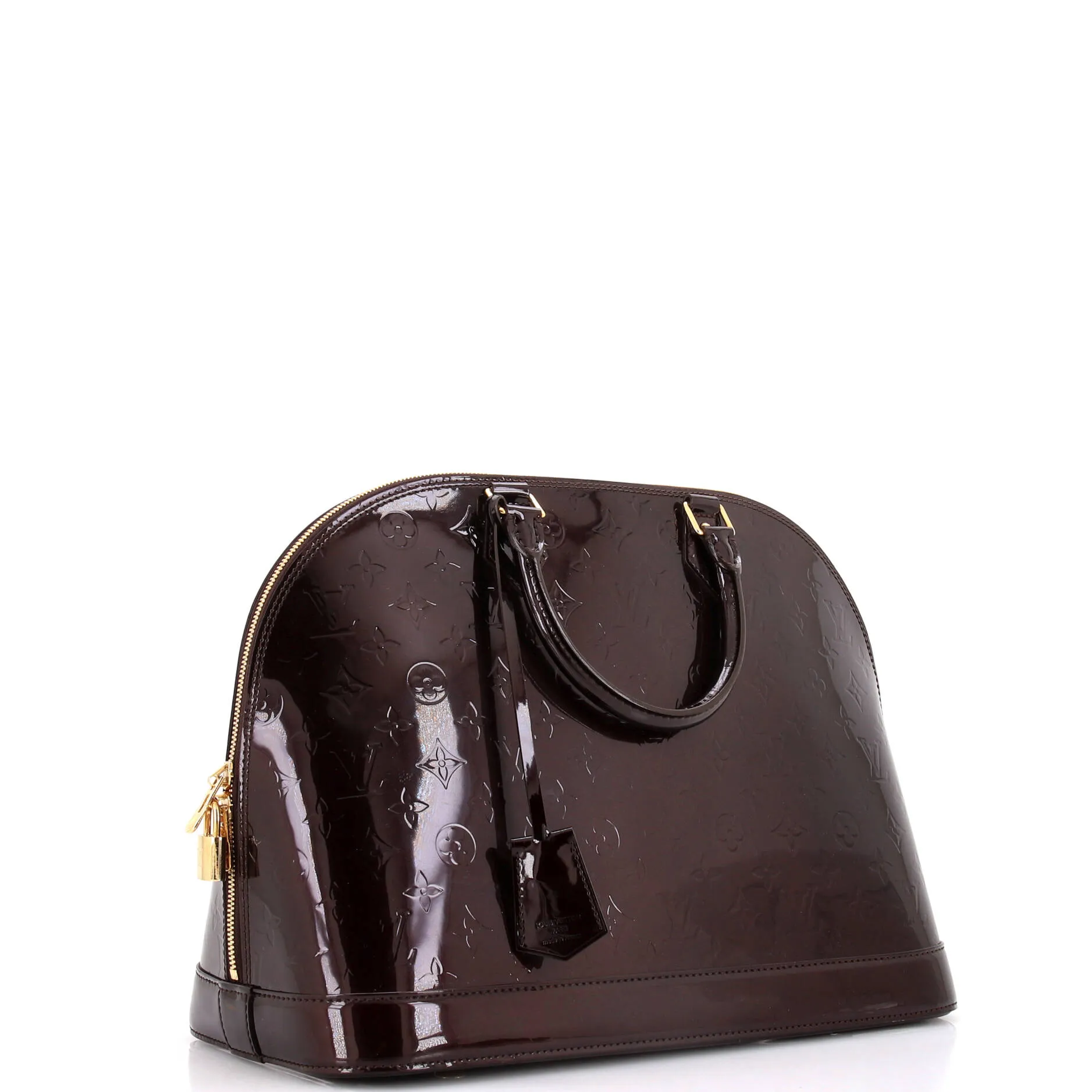 Alma Handbag Monogram Vernis GM