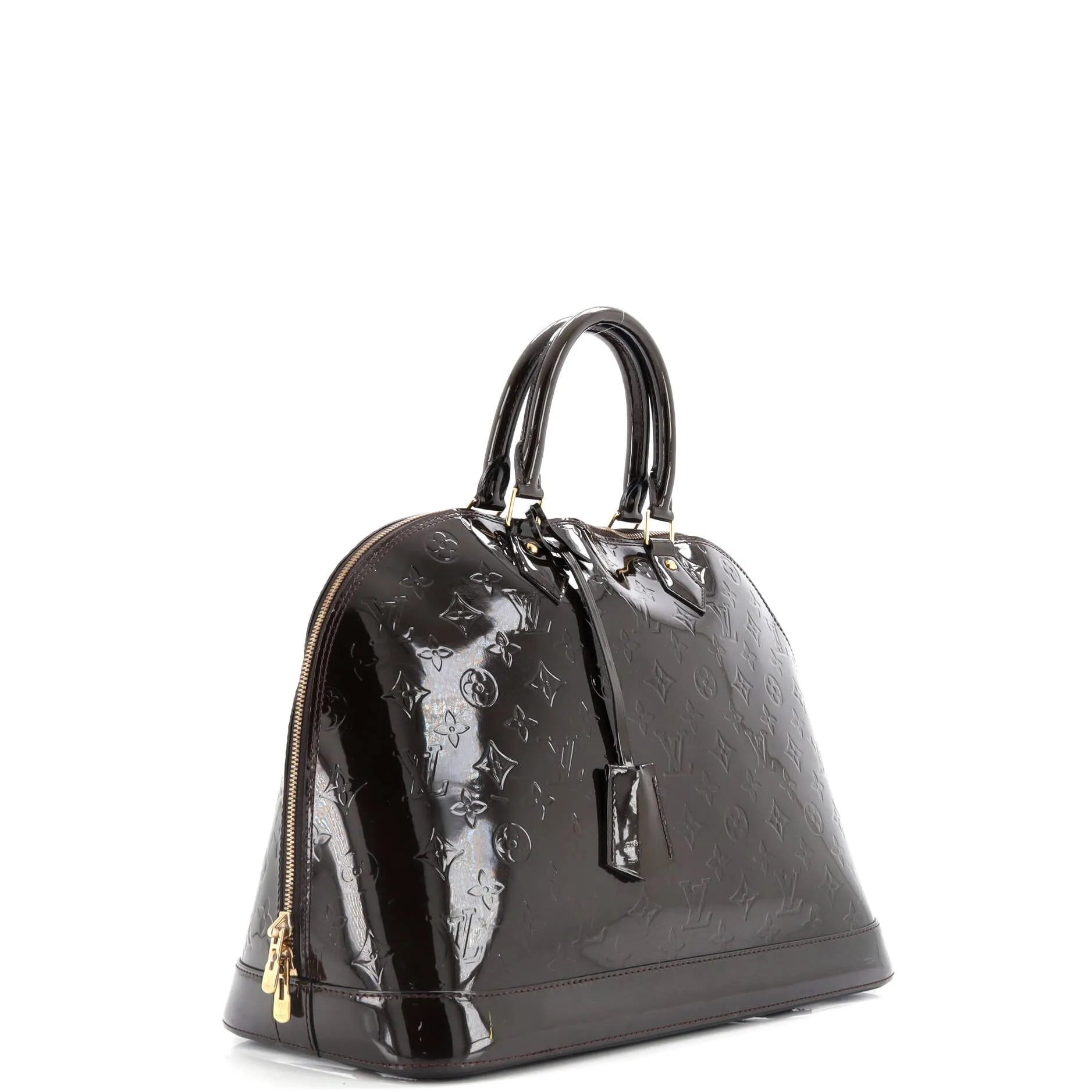 Alma Handbag Monogram Vernis GM