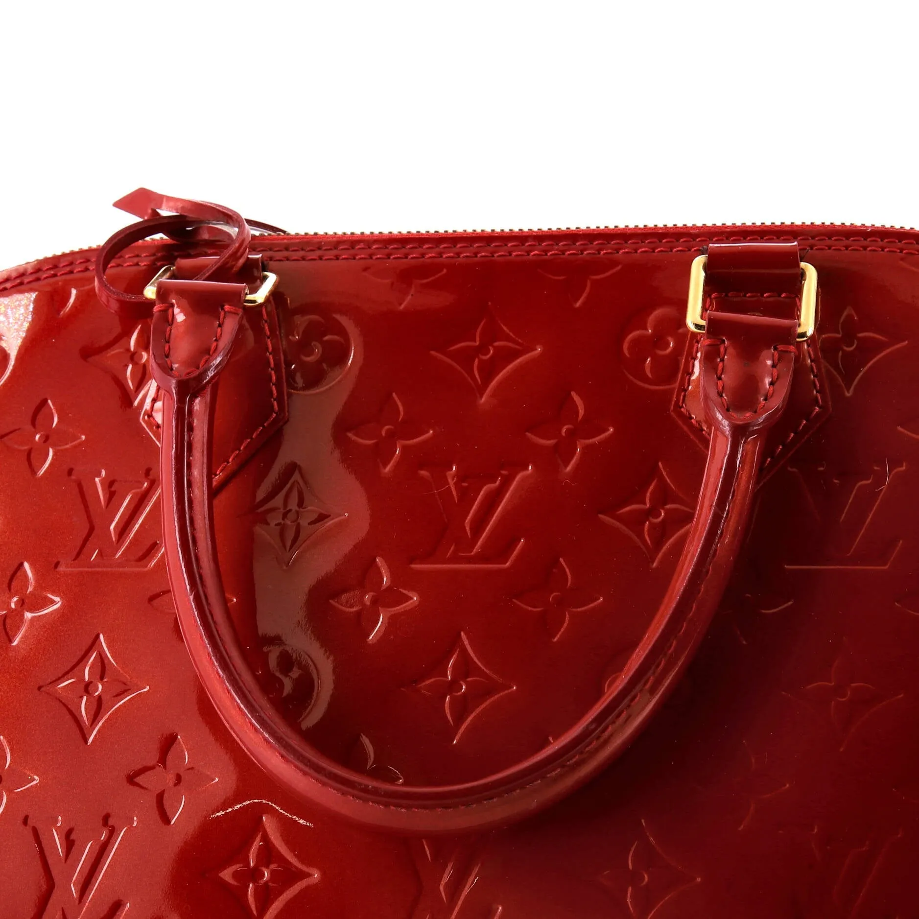 Alma Handbag Monogram Vernis GM