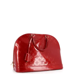 Alma Handbag Monogram Vernis GM