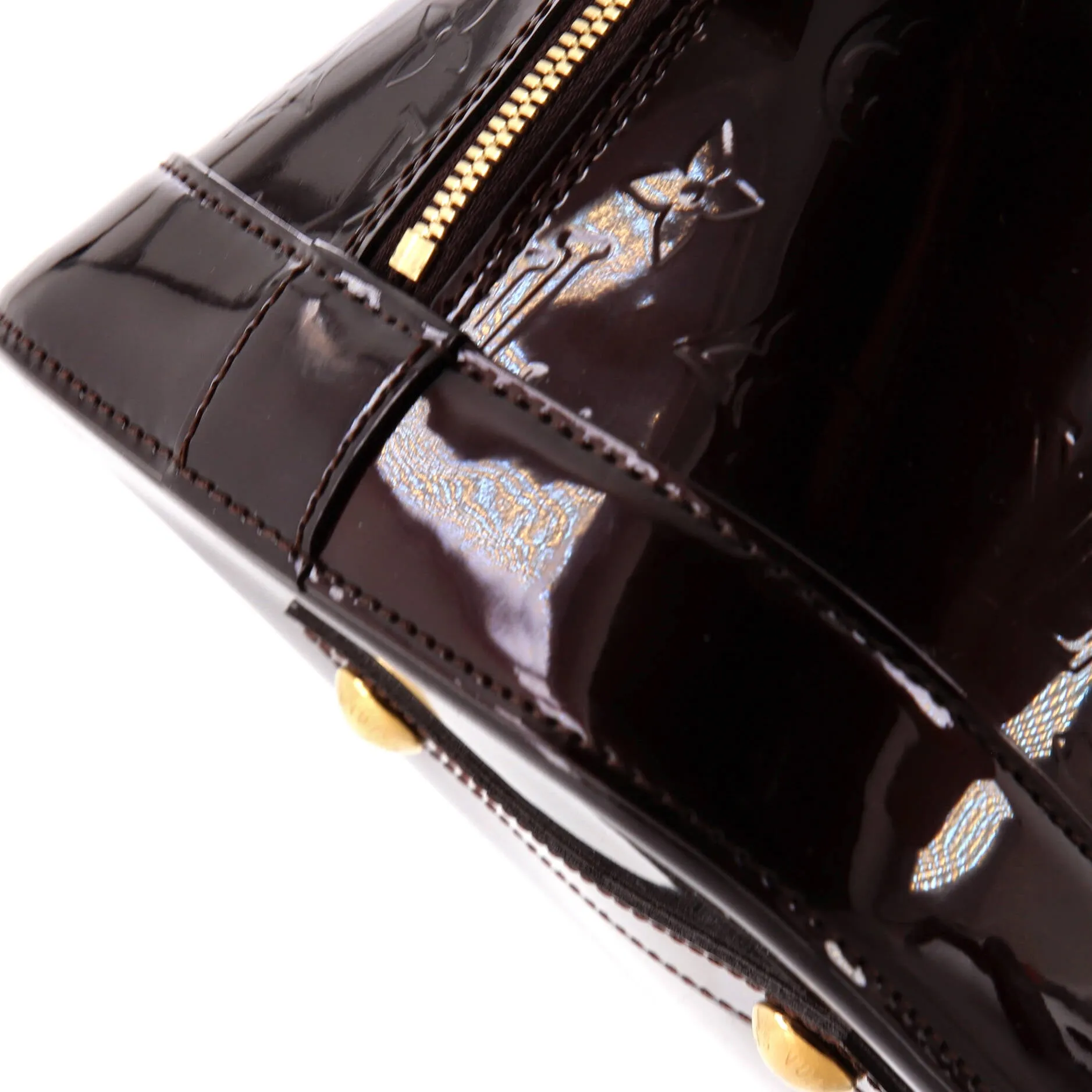 Alma Handbag Monogram Vernis GM