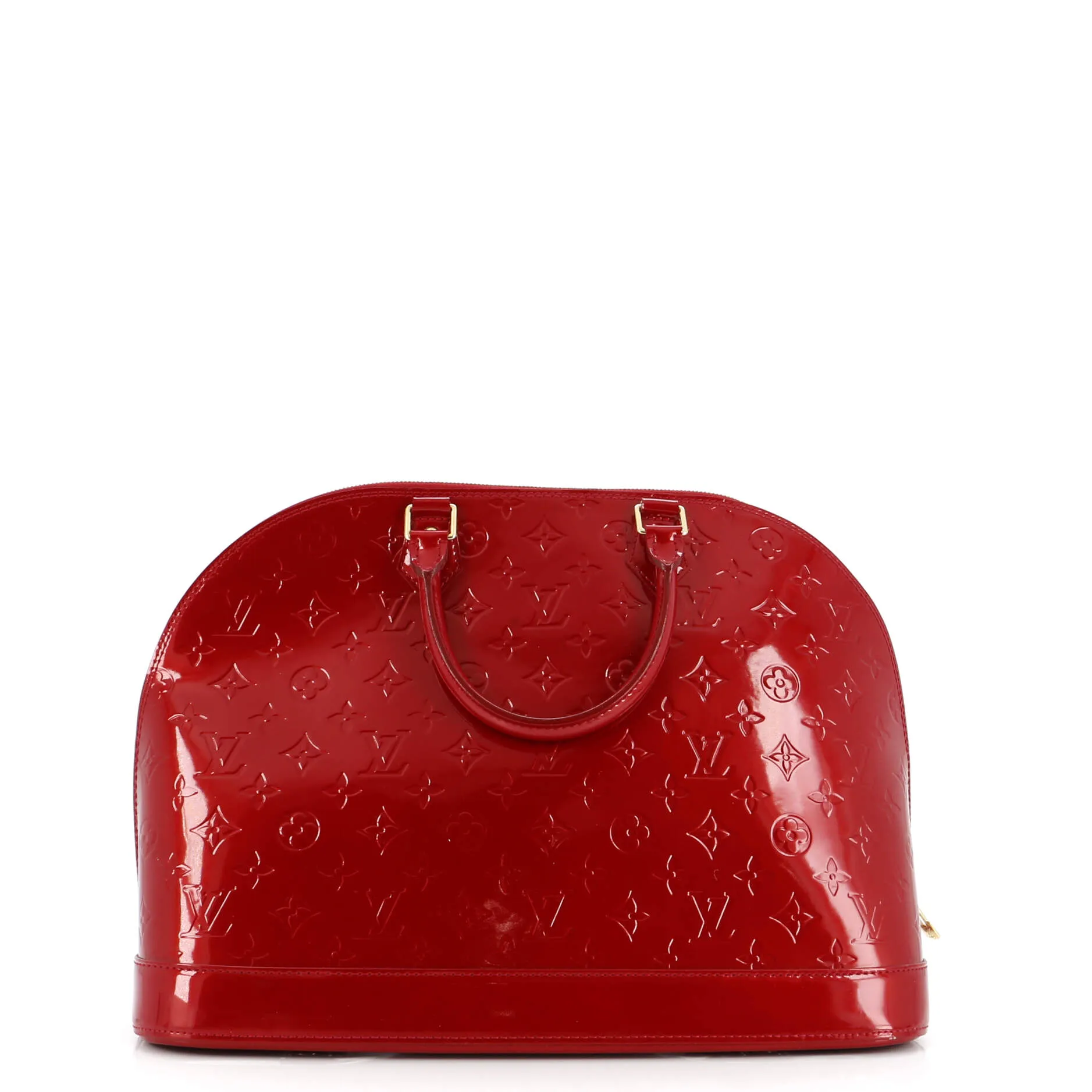 Alma Handbag Monogram Vernis GM