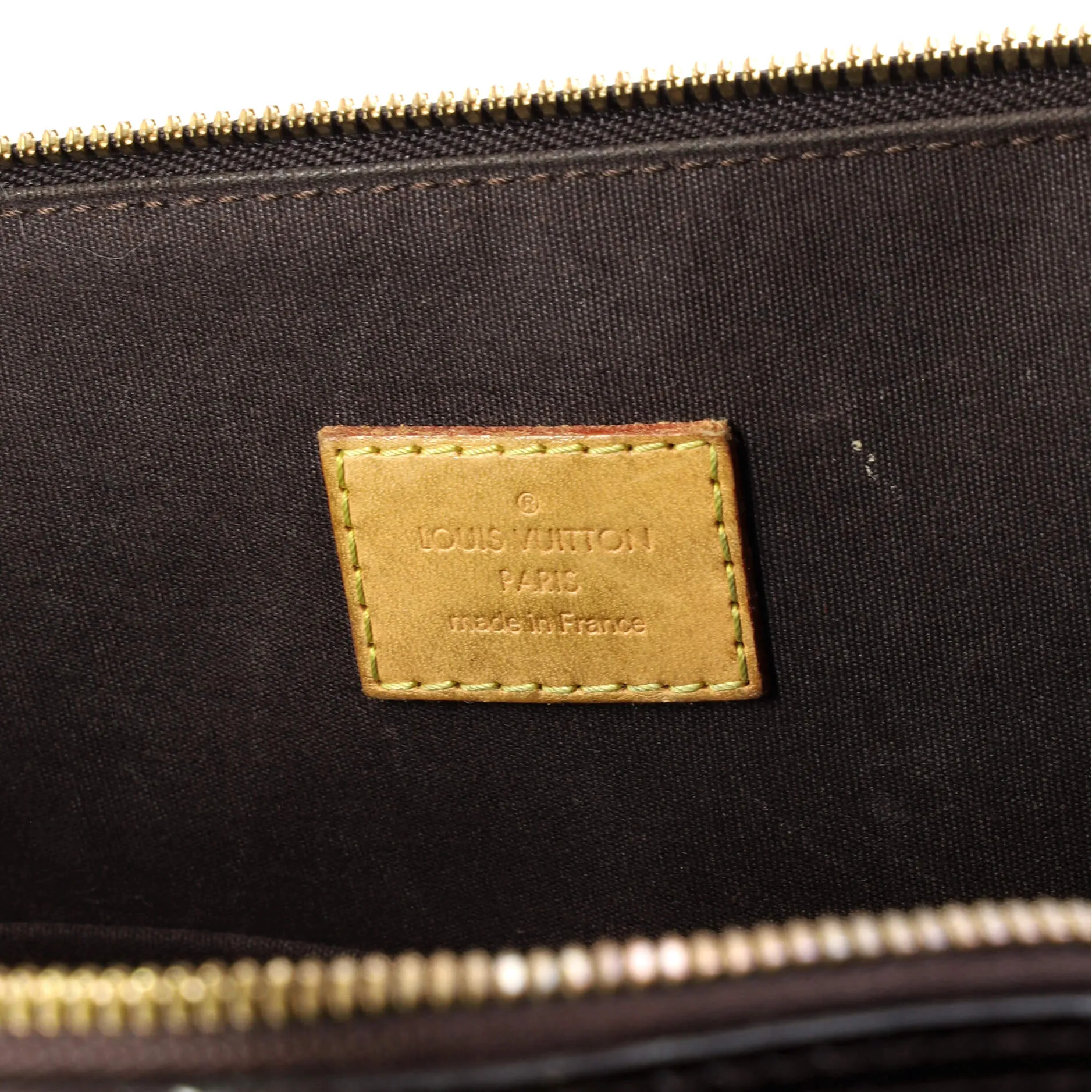 Alma Handbag Monogram Vernis GM