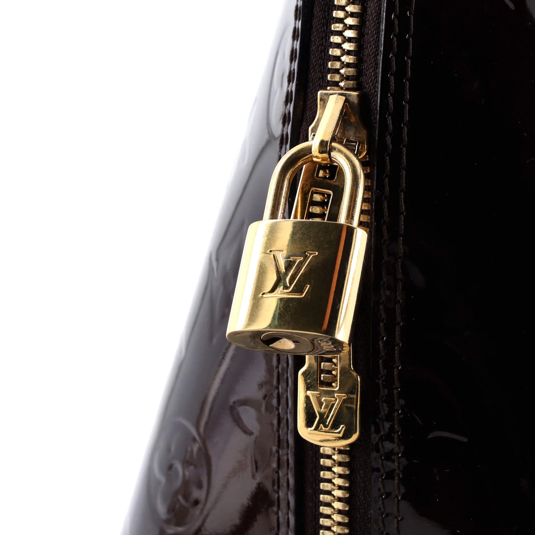 Alma Handbag Monogram Vernis GM