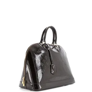 Alma Handbag Monogram Vernis GM