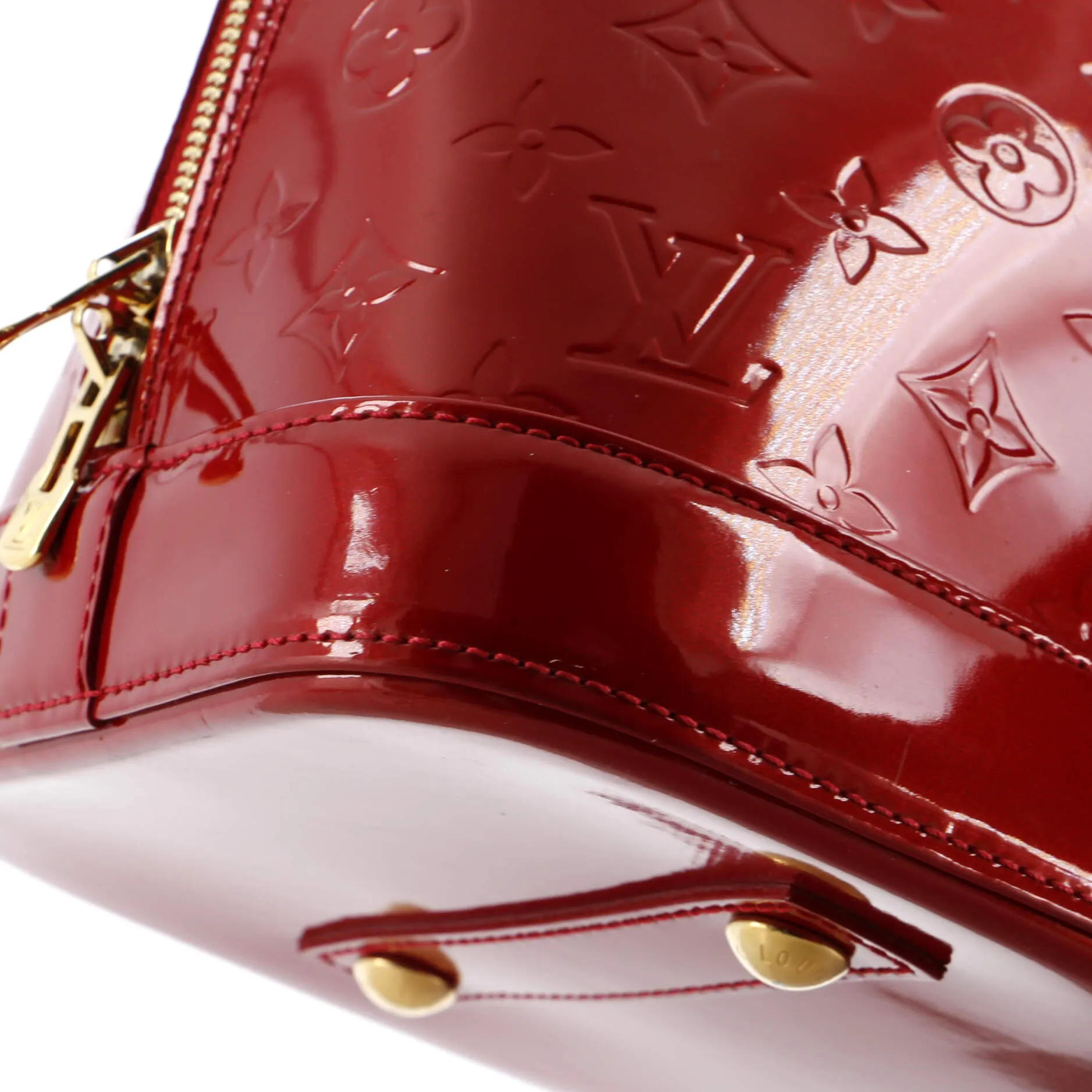 Alma Handbag Monogram Vernis GM