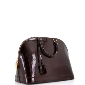 Alma Handbag Monogram Vernis GM