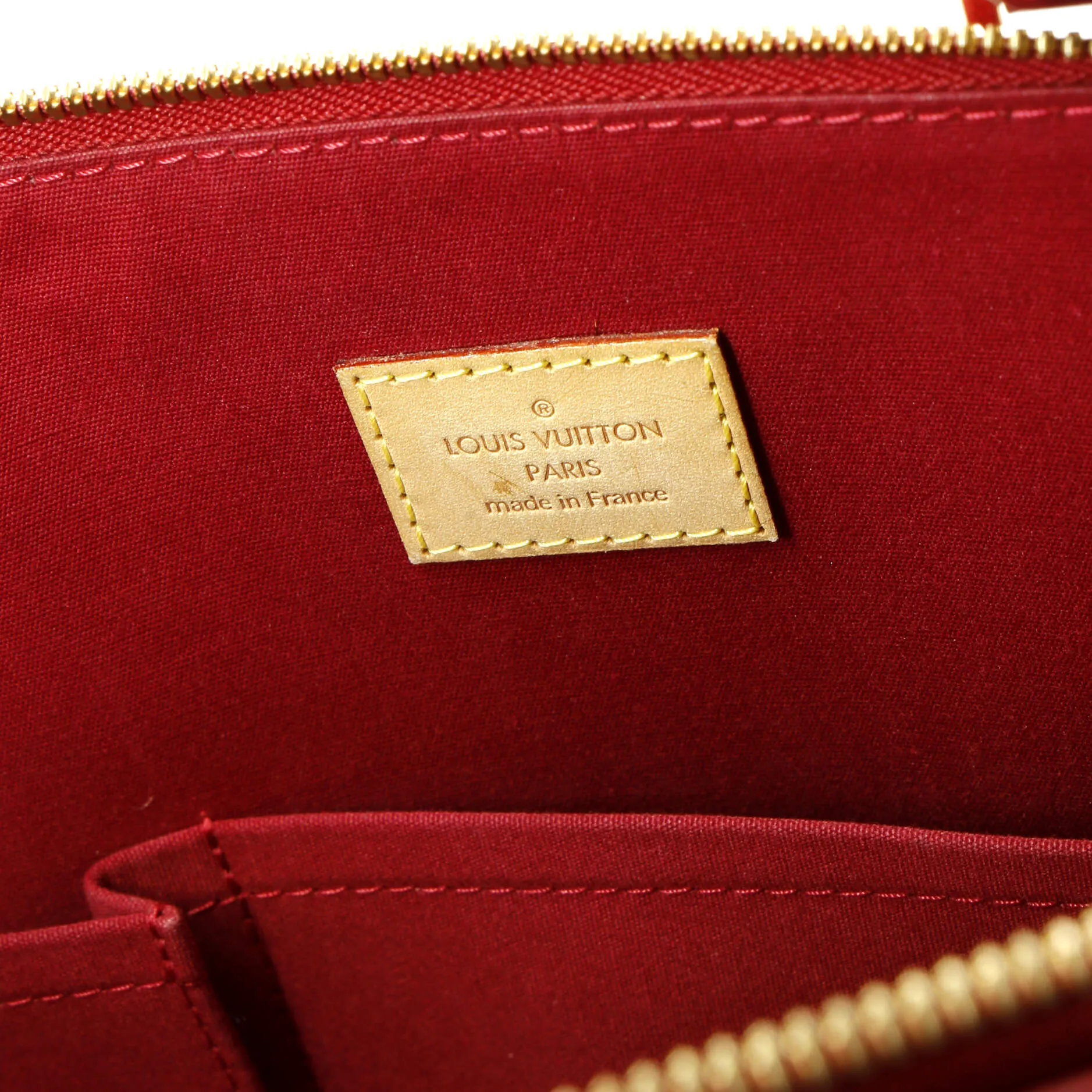 Alma Handbag Monogram Vernis GM