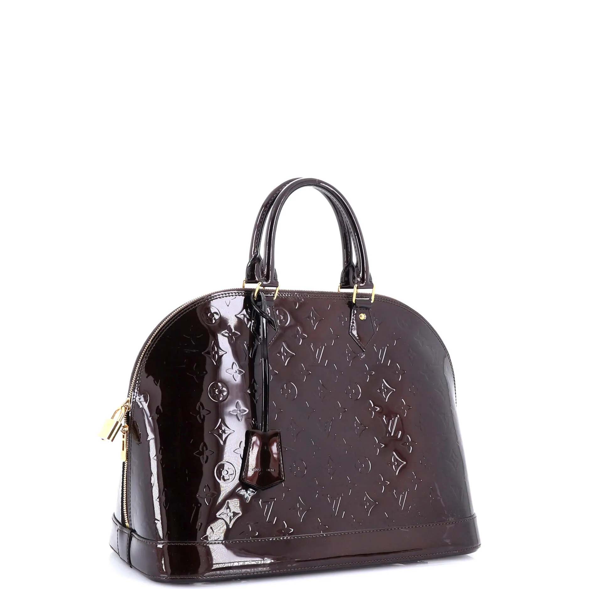 Alma Handbag Monogram Vernis GM