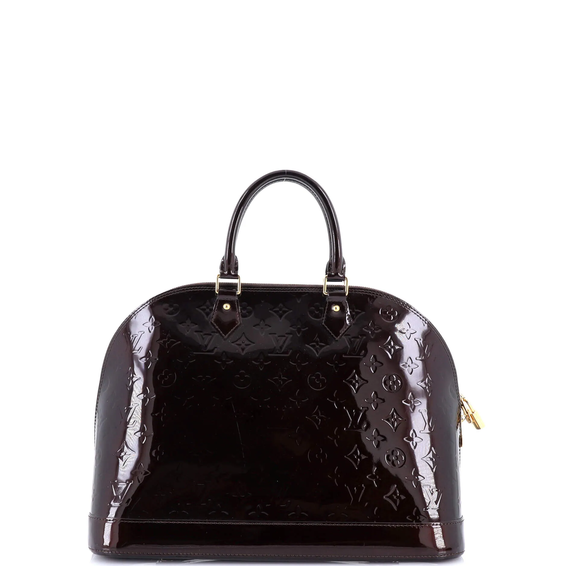 Alma Handbag Monogram Vernis GM