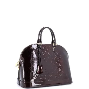 Alma Handbag Monogram Vernis GM