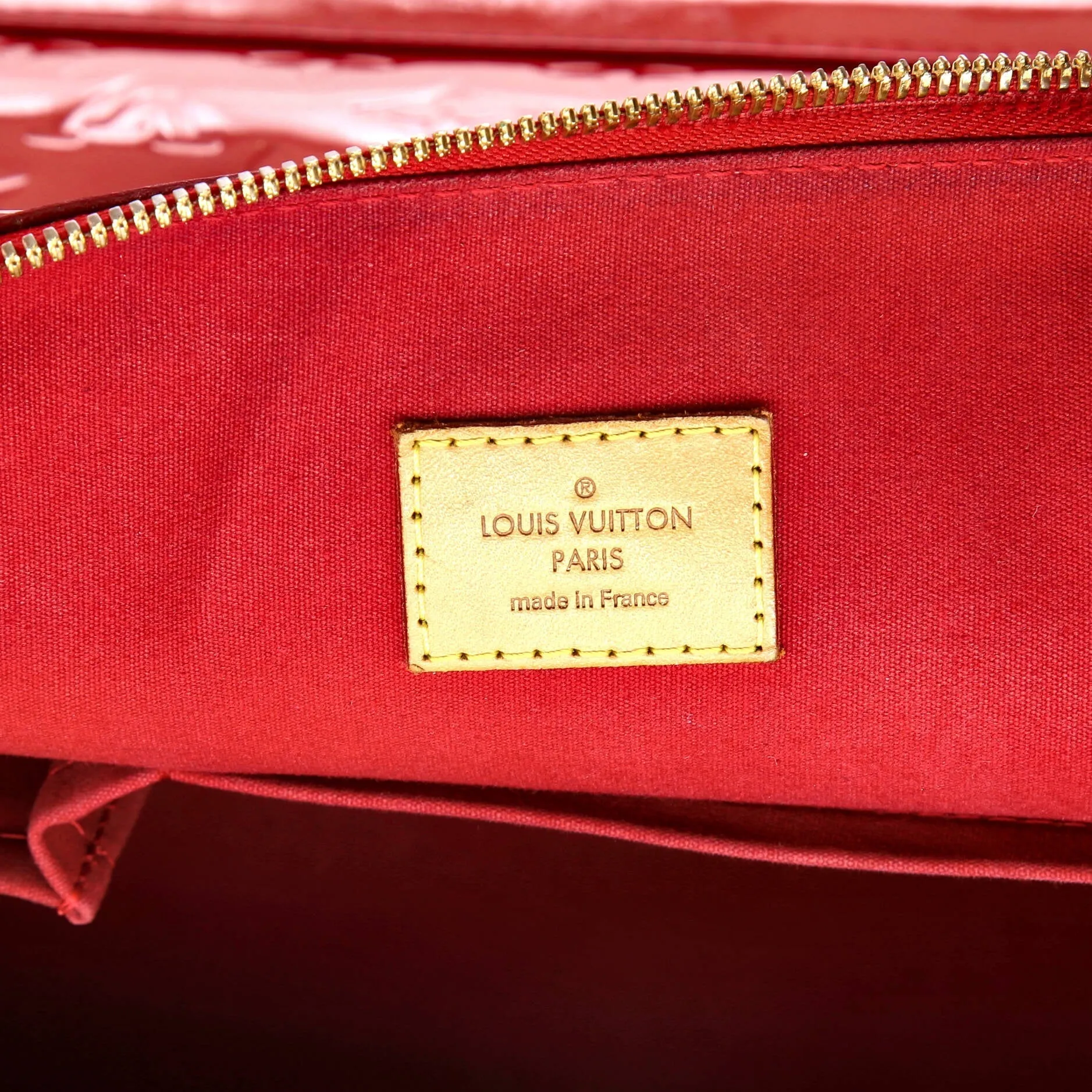 Alma Handbag Monogram Vernis GM