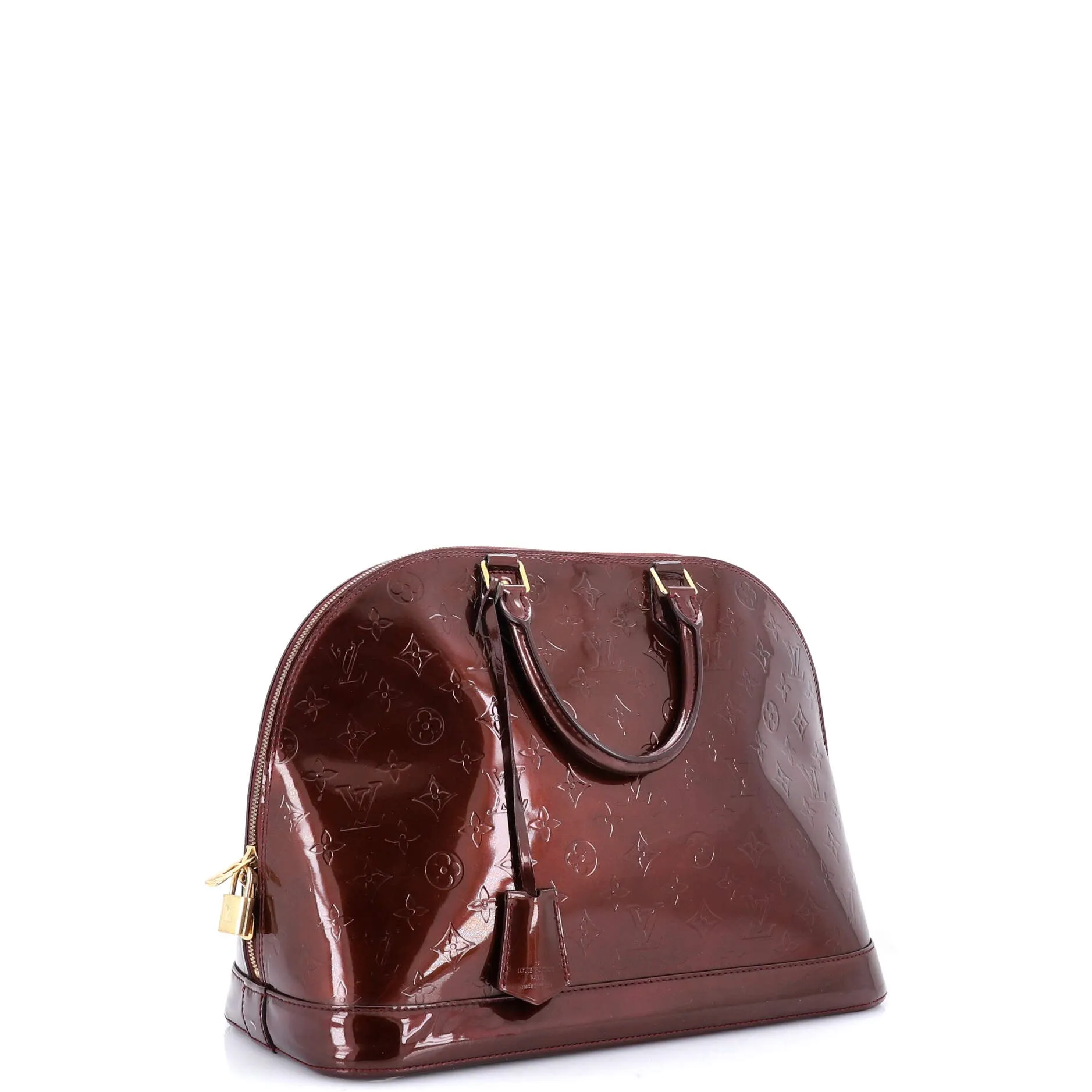 Alma Handbag Monogram Vernis GM