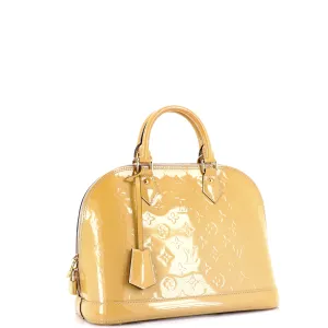Alma Handbag Monogram Vernis PM