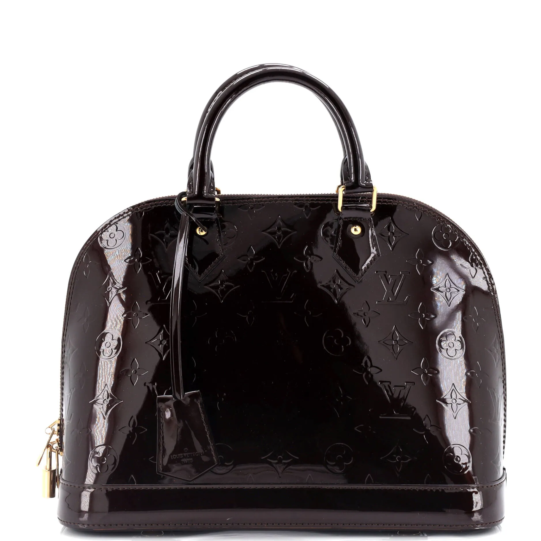 Alma Handbag Monogram Vernis PM