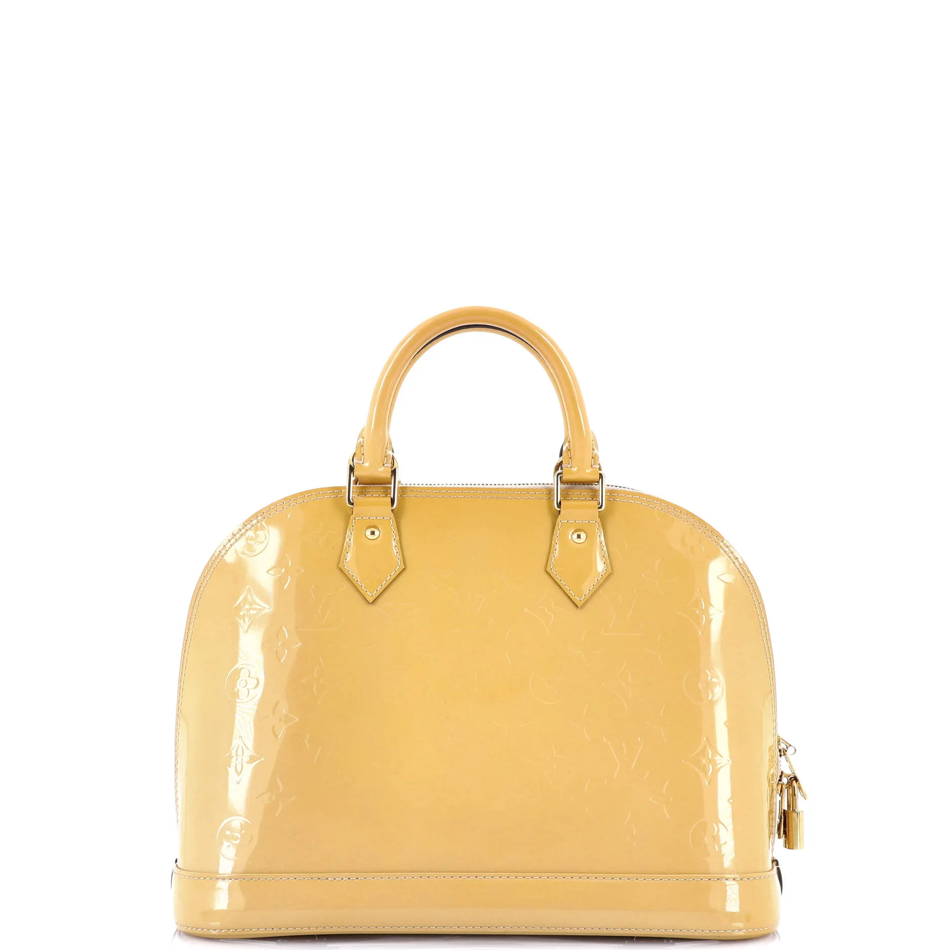 Alma Handbag Monogram Vernis PM