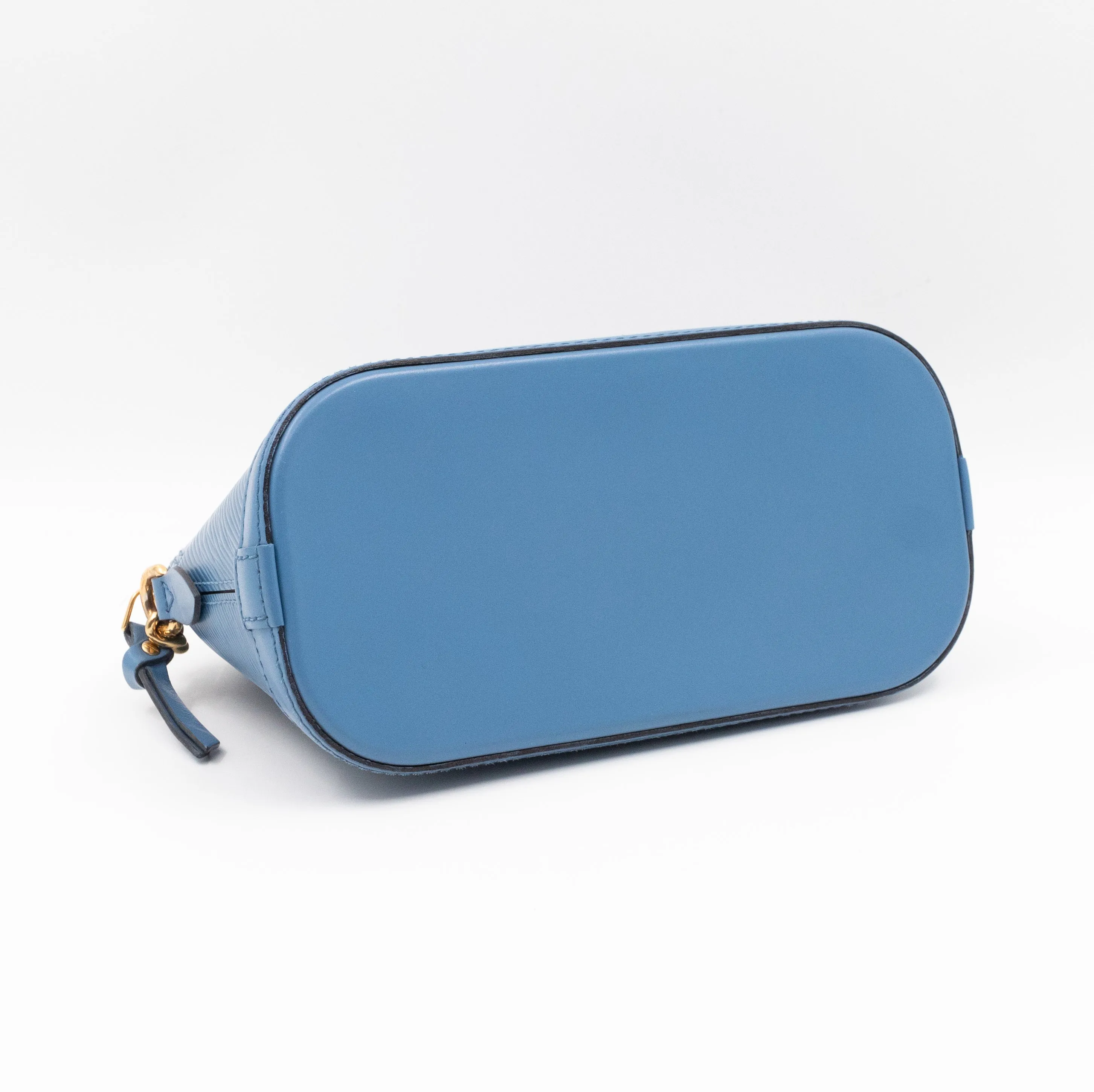 Alma Mini Chain Epi Leather Bleuet