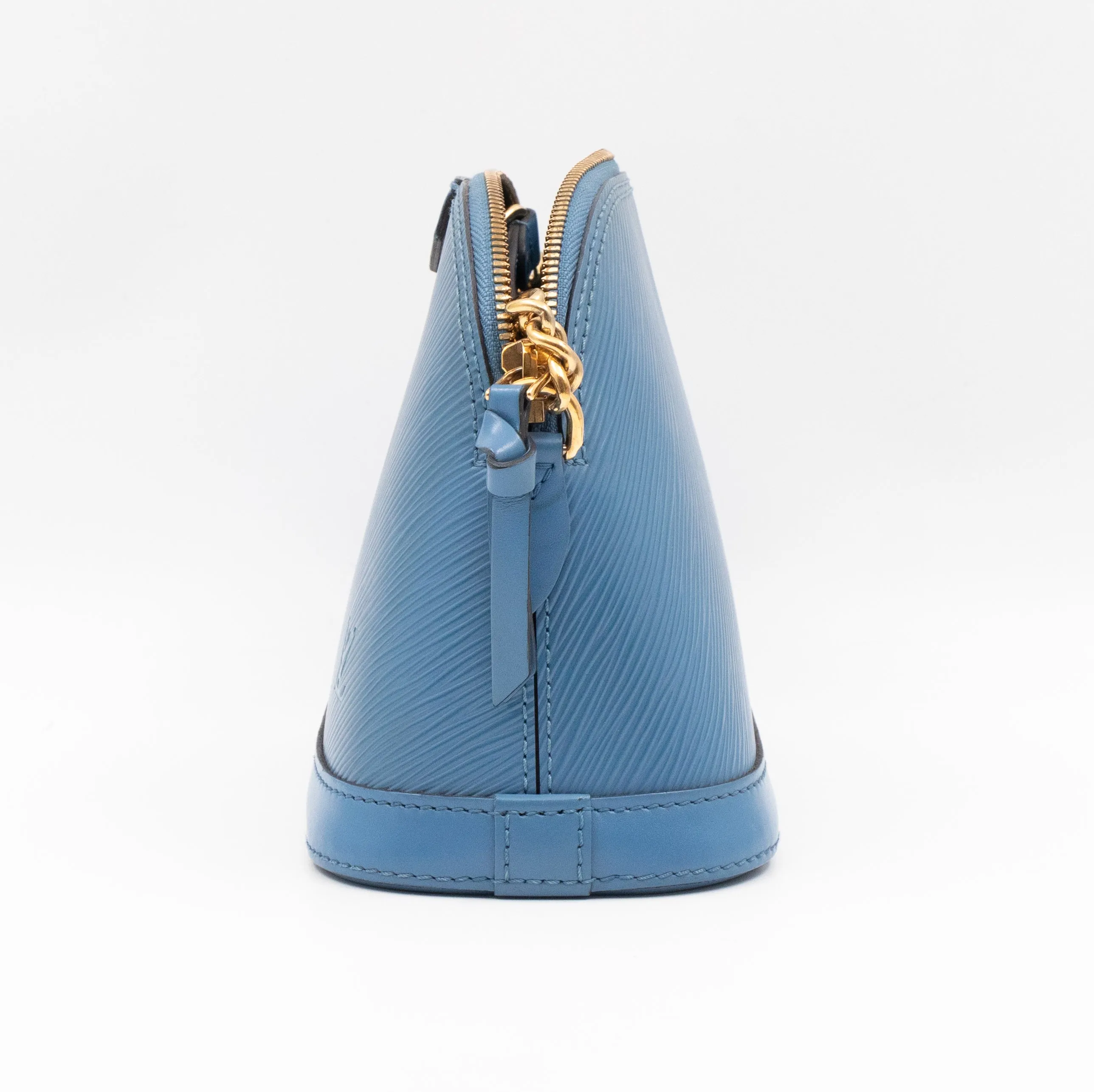 Alma Mini Chain Epi Leather Bleuet