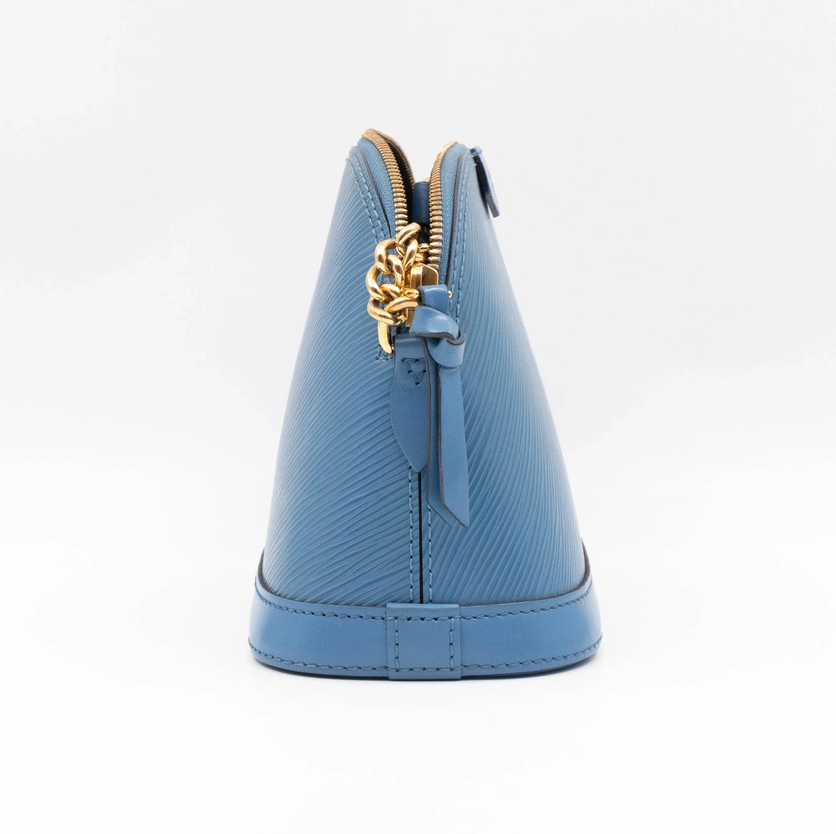 Alma Mini Chain Epi Leather Bleuet