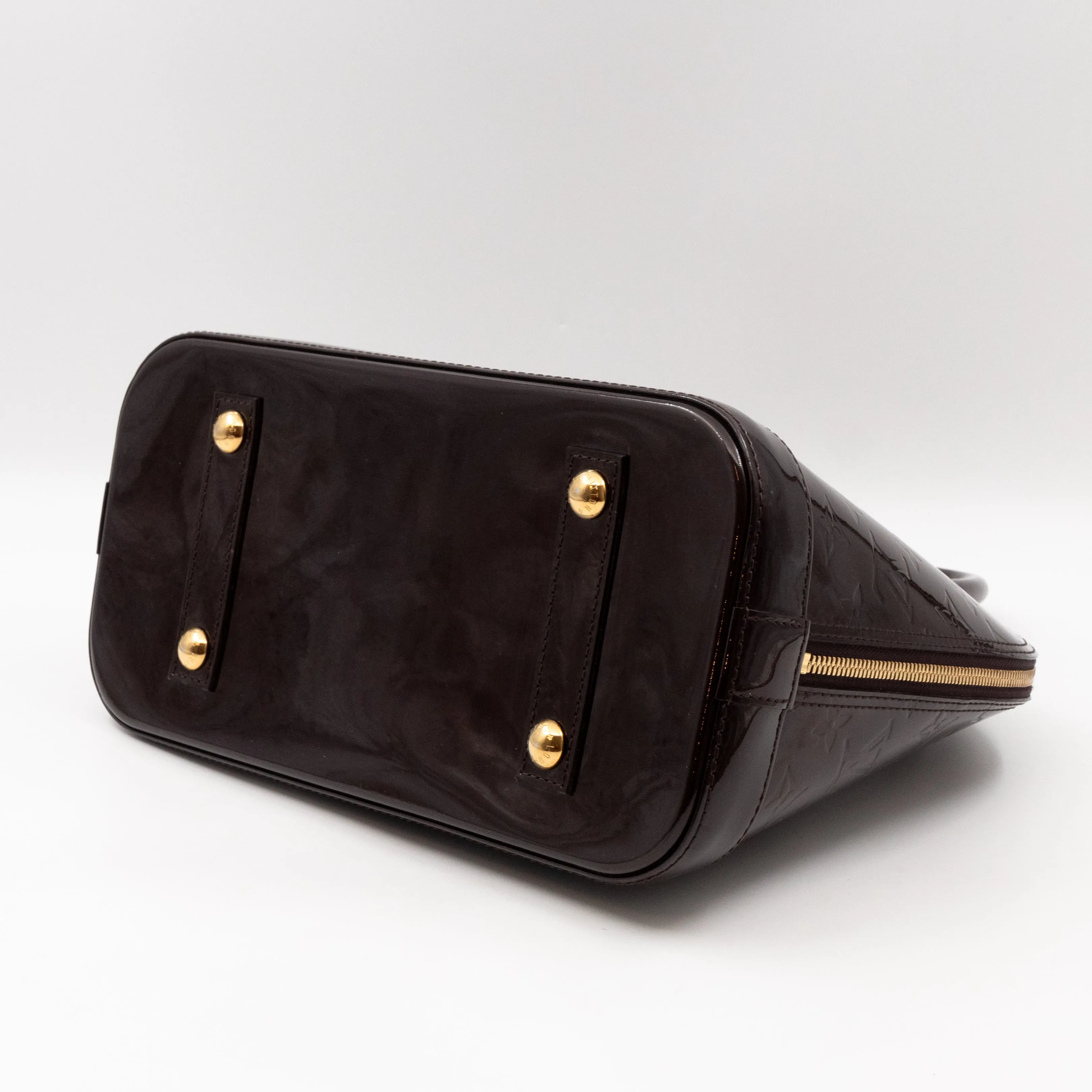Alma PM Amarante Vernis Leather