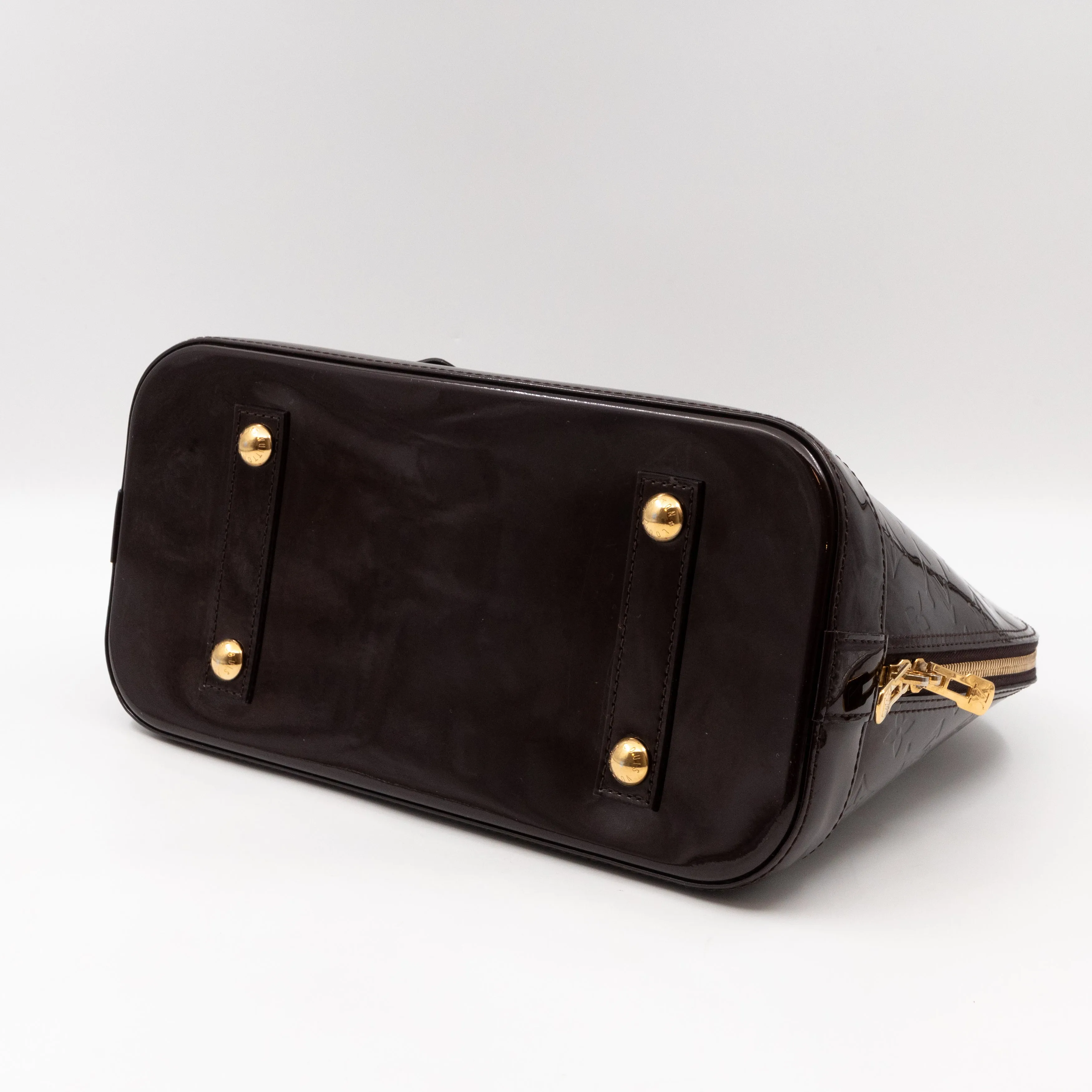 Alma PM Amarante Vernis Leather