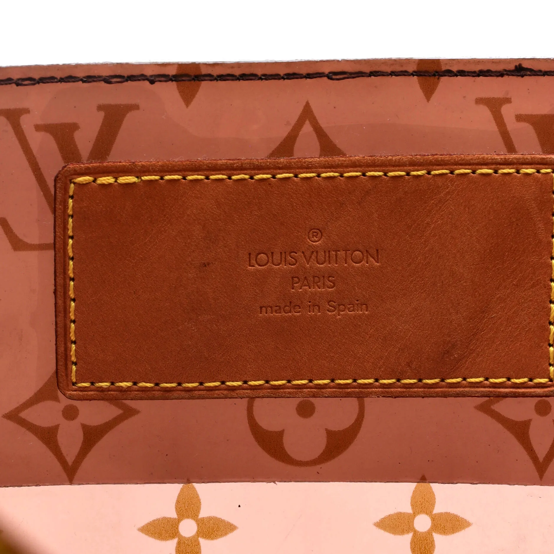 Ambre Sac Cabas Monogram Vinyl GM