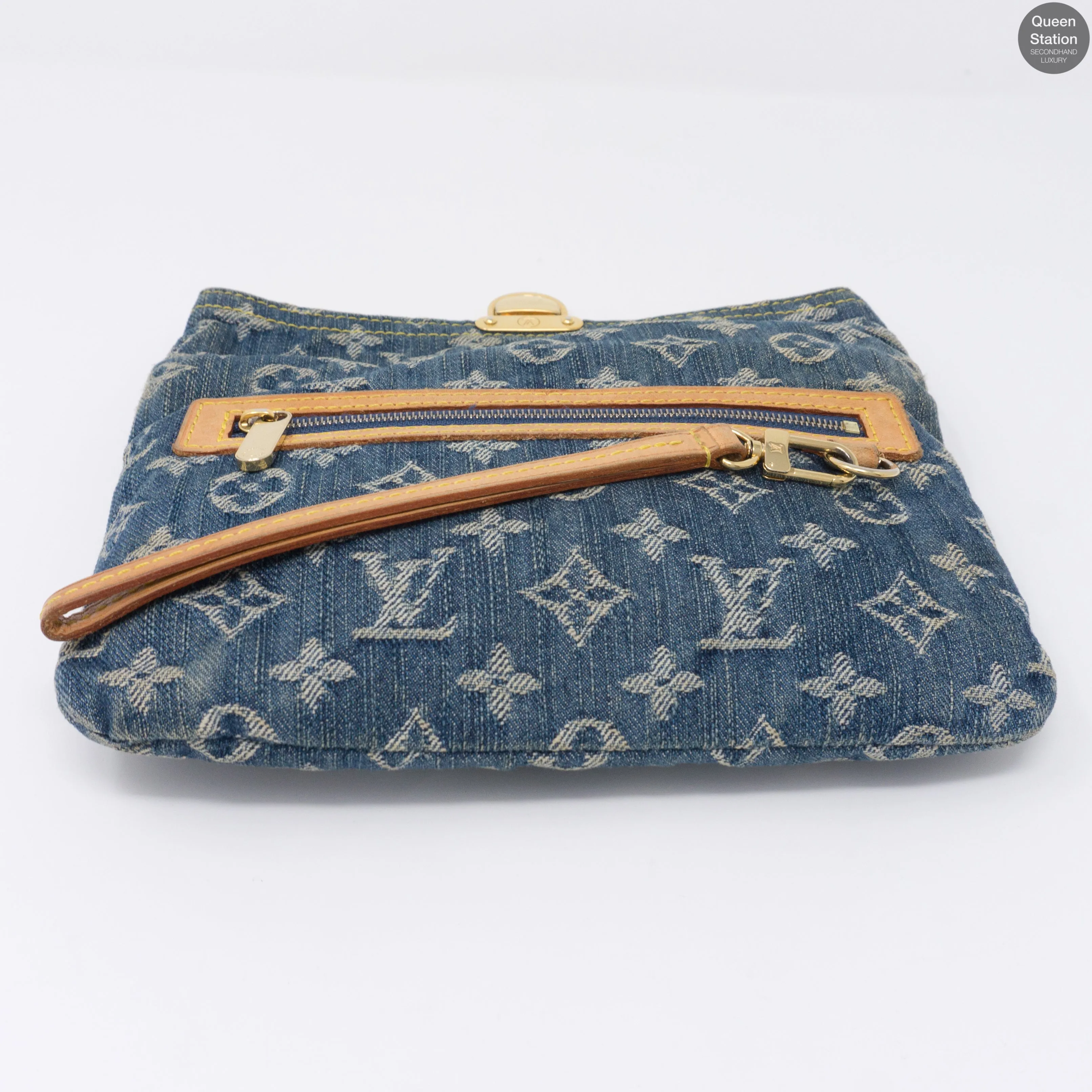Amelia Denim Clutch