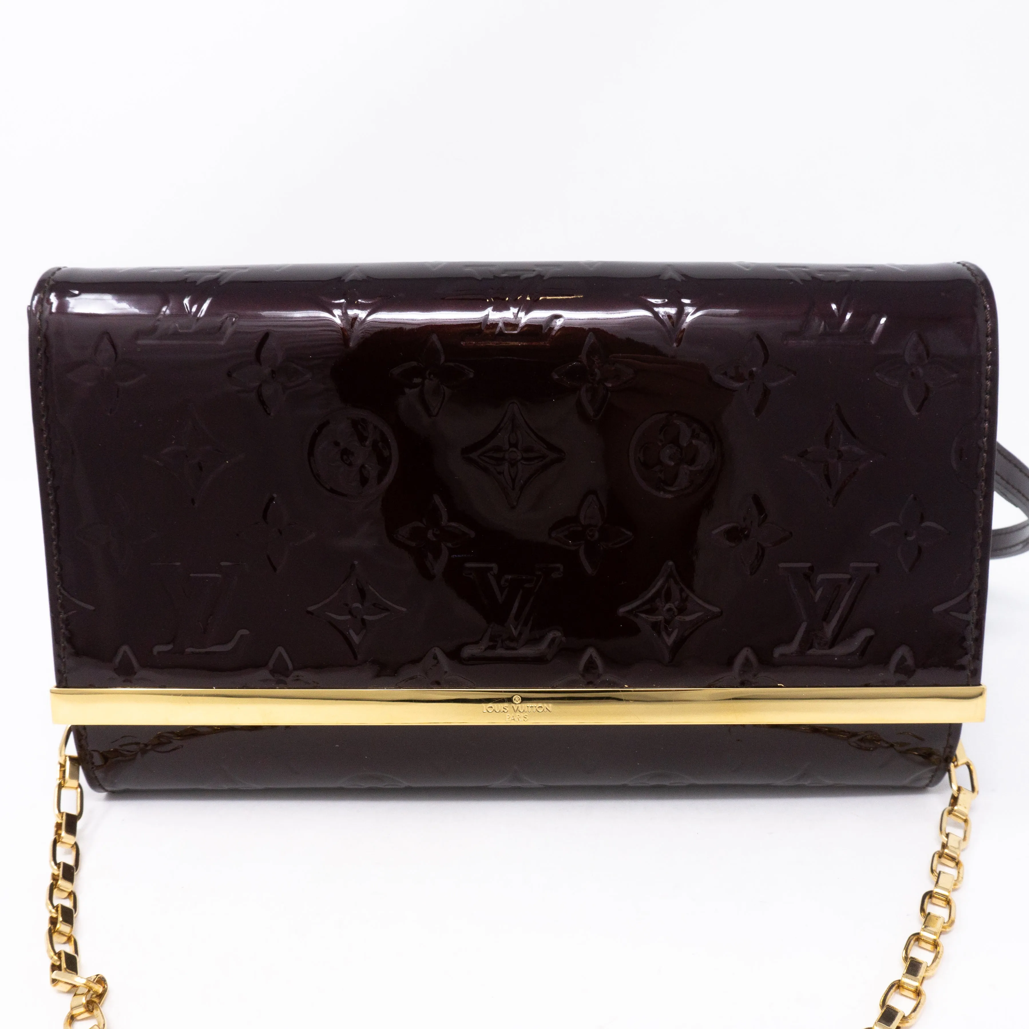Ana Clutch Vernis Amarante