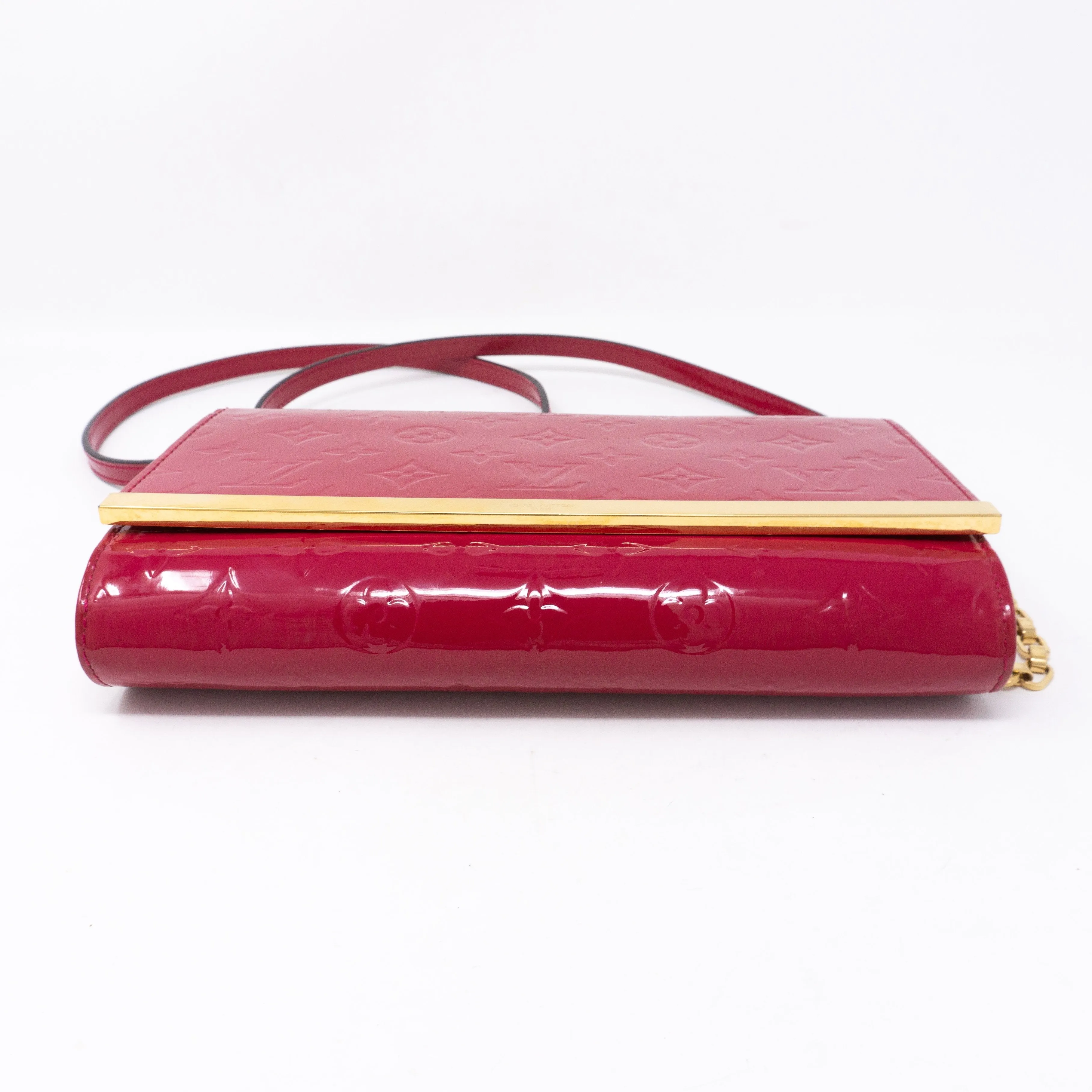 Ana Clutch Vernis Indian Rose