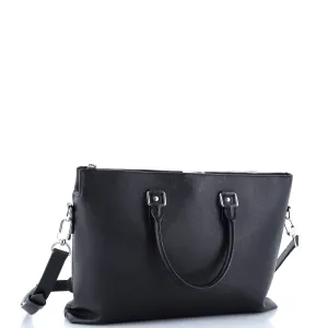 Anton Soft Briefcase Taiga Leather