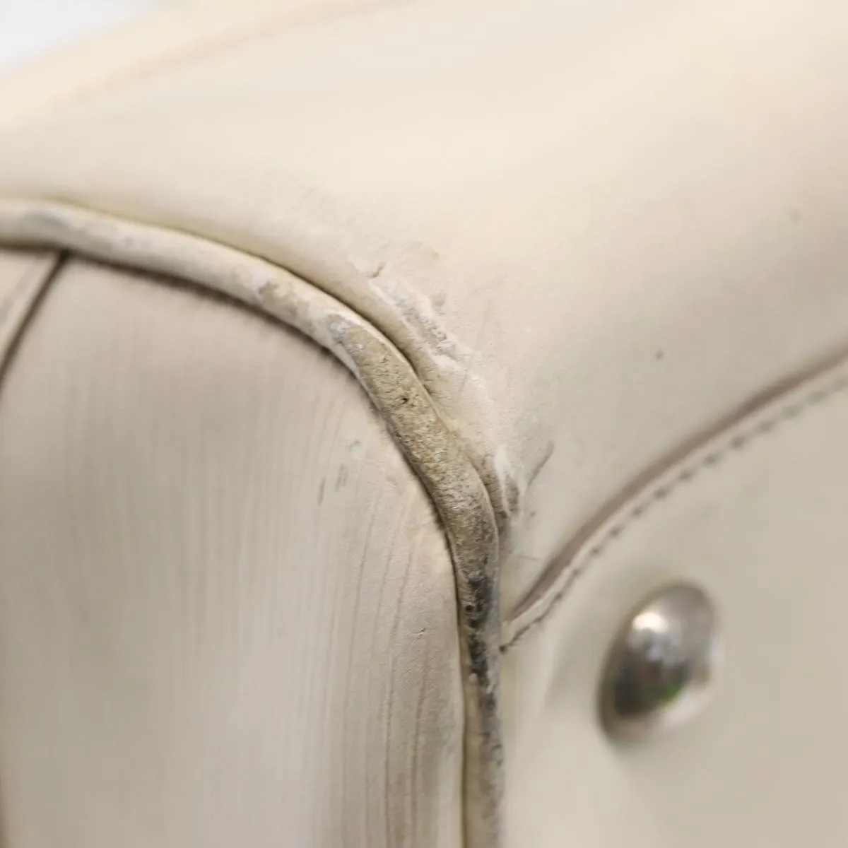 Artsy MM Handbag Cream Leather