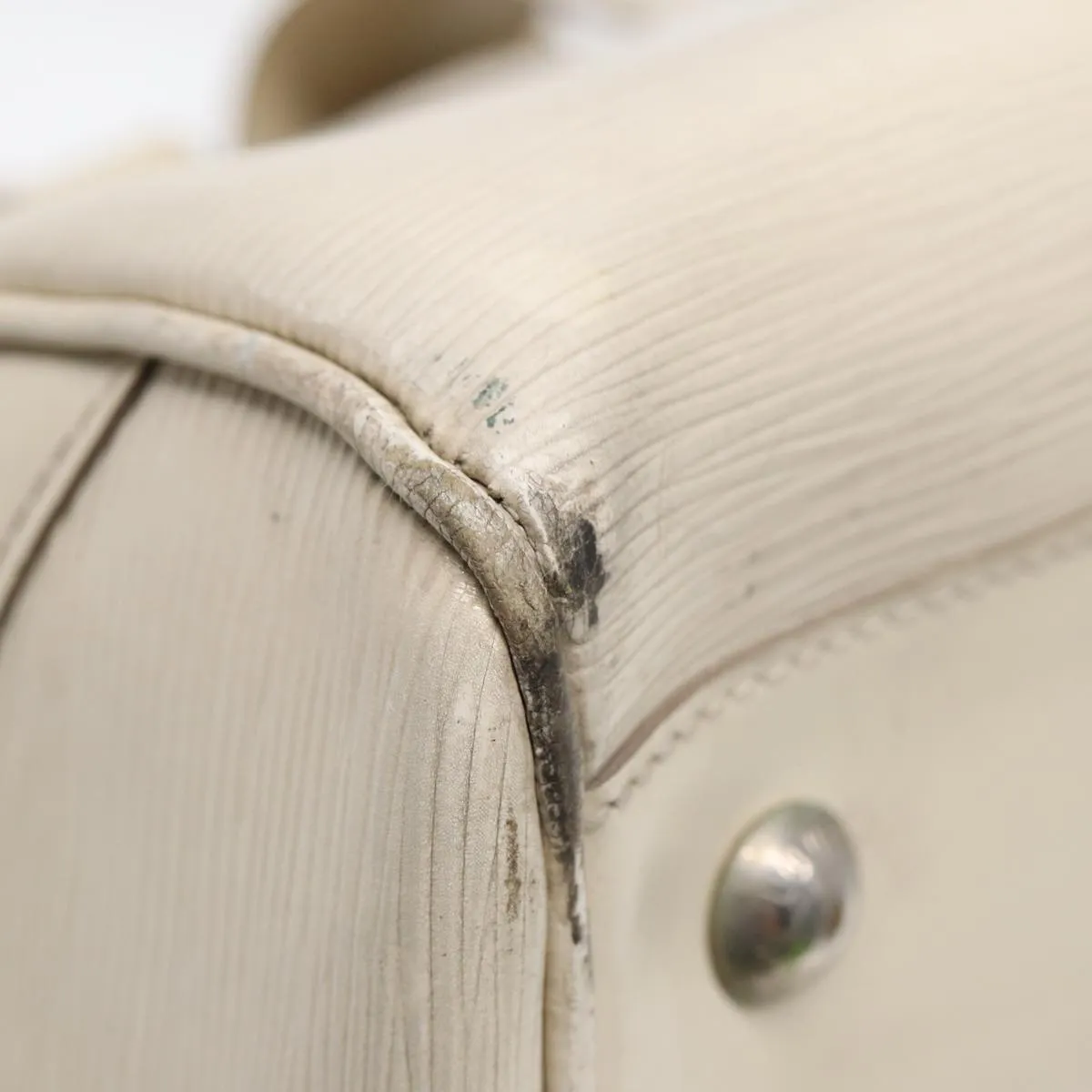 Artsy MM Handbag Cream Leather