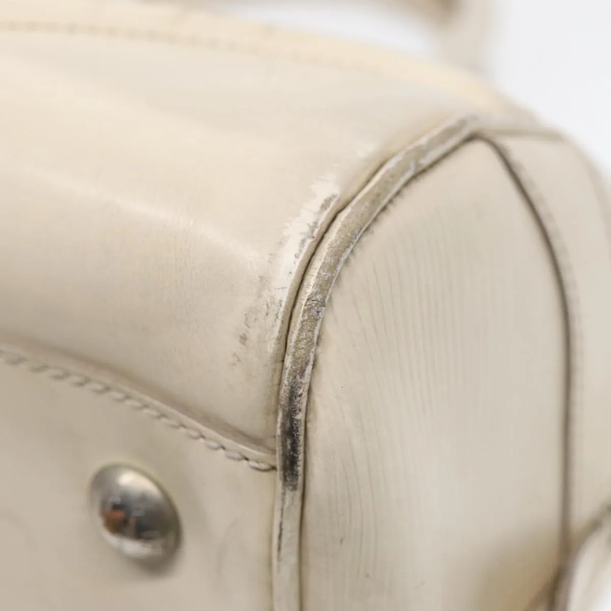 Artsy MM Handbag Cream Leather