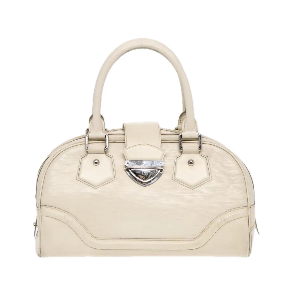 Artsy MM Handbag Cream Leather