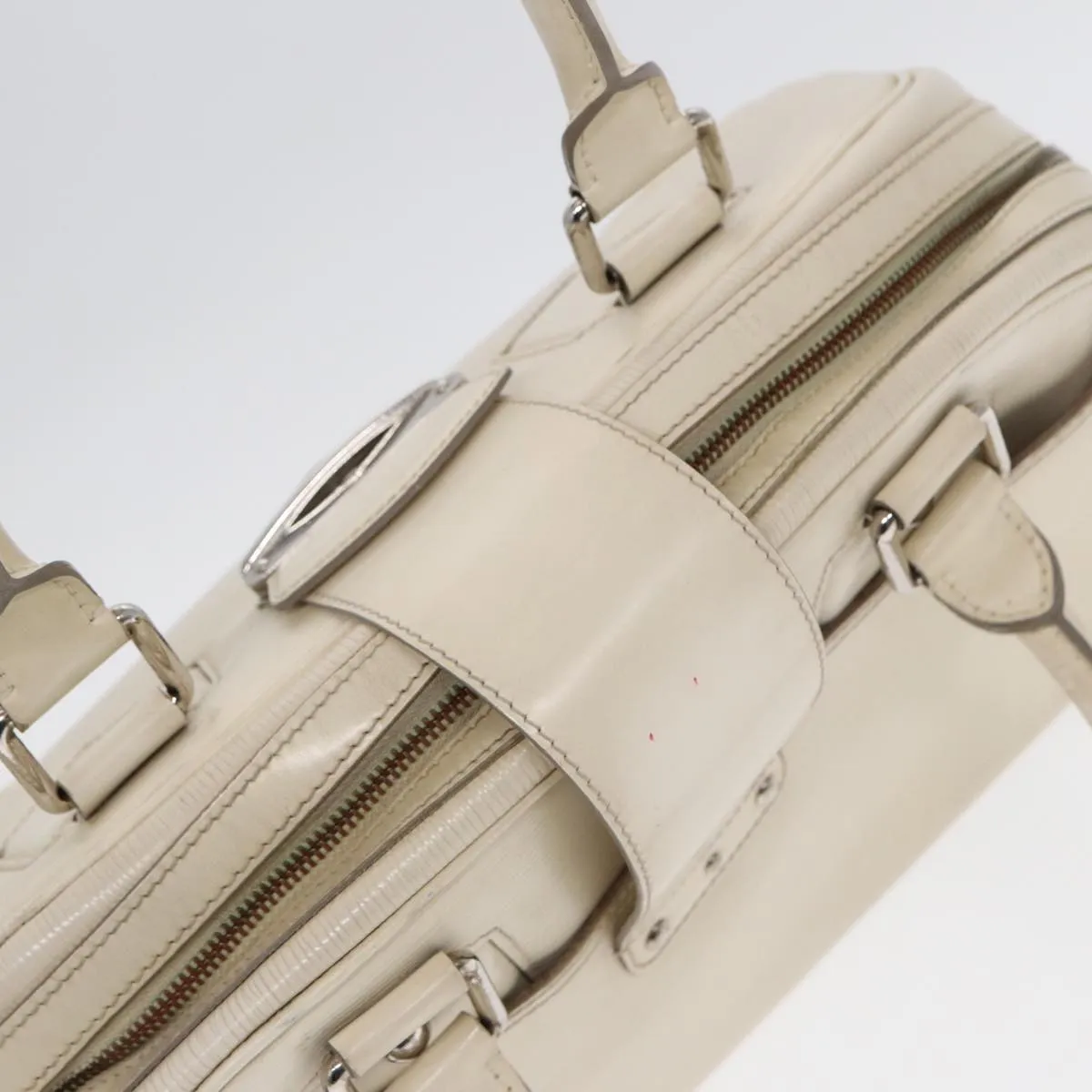 Artsy MM Handbag Cream Leather