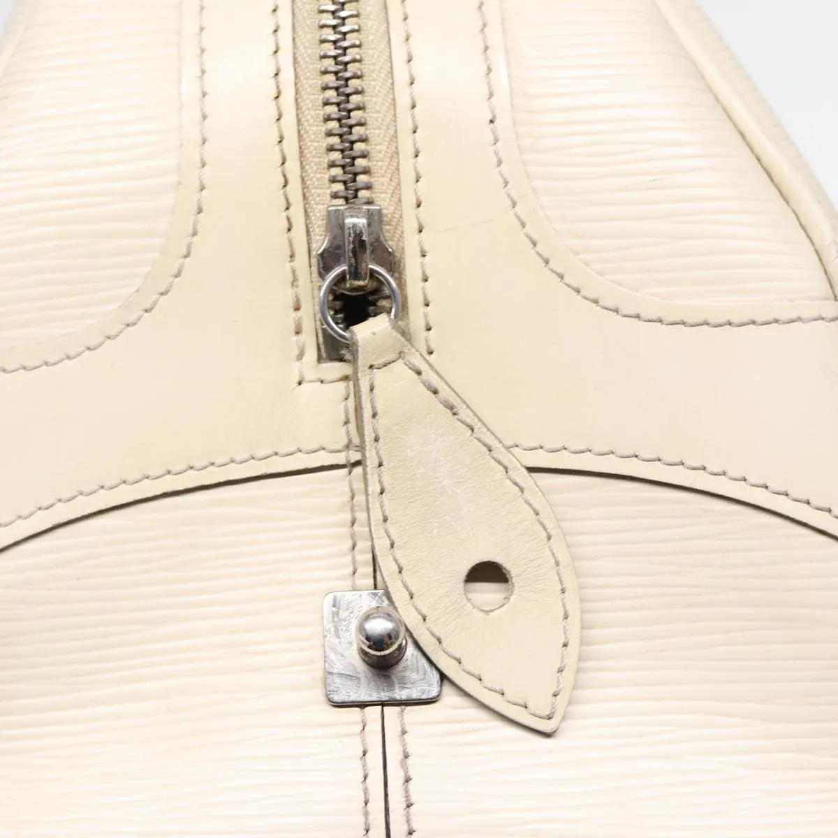 Artsy MM Handbag Cream Leather