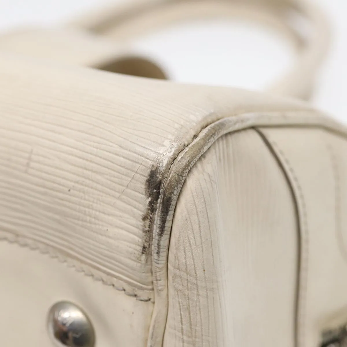 Artsy MM Handbag Cream Leather