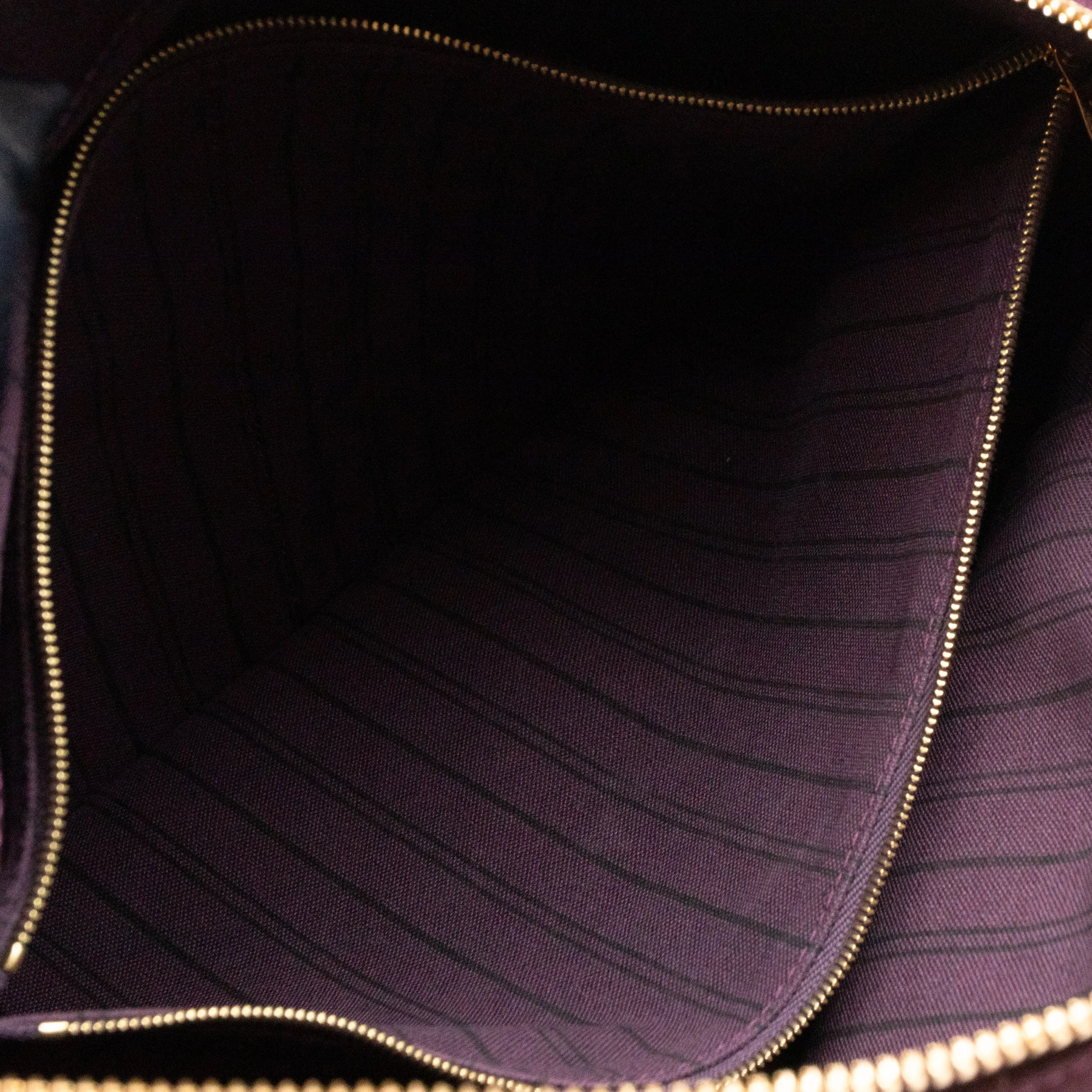 Audacieuse MM Aubergine Monogram Empreinte