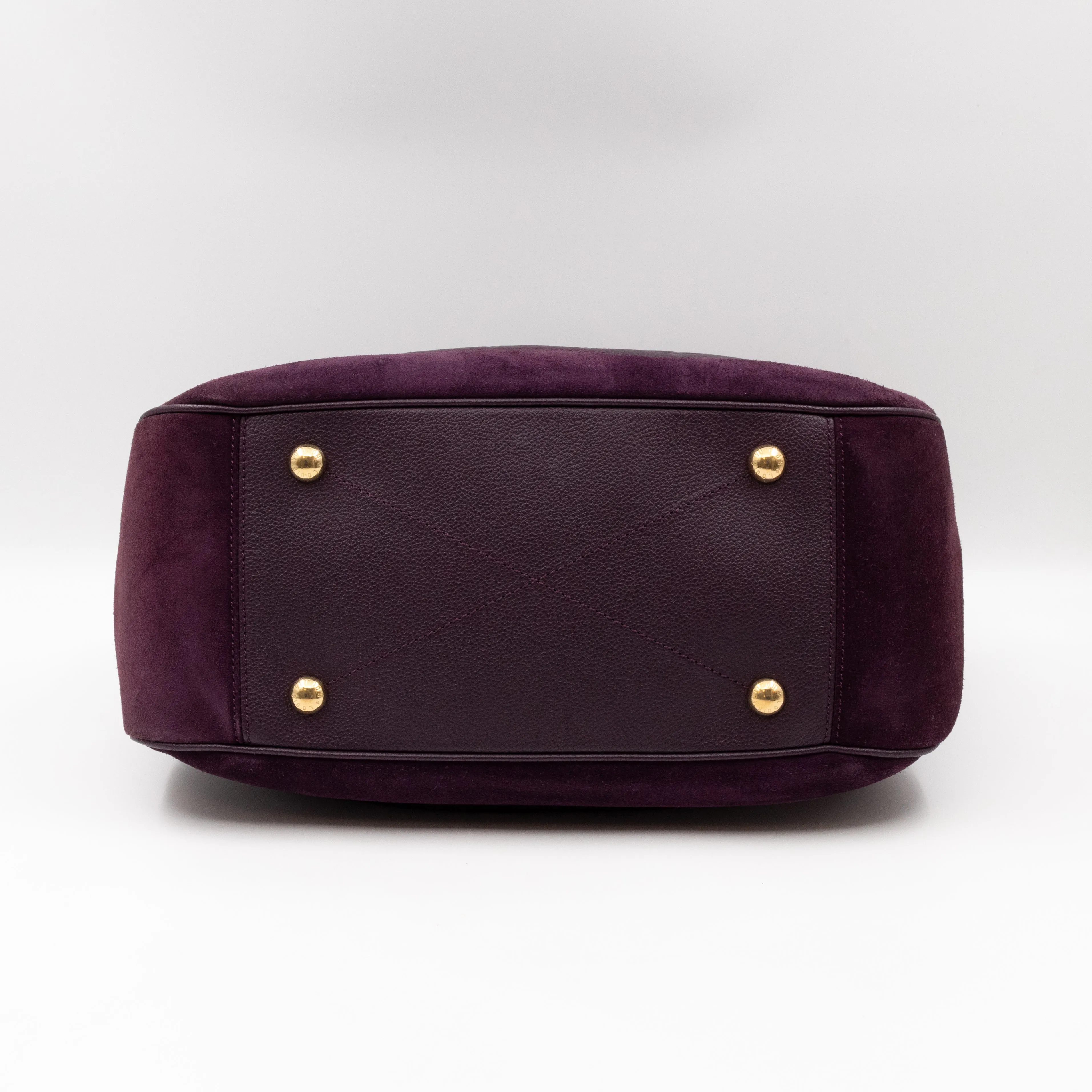 Audacieuse MM Aubergine Monogram Empreinte