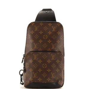 Avenue Sling Bag Macassar Monogram Canvas
