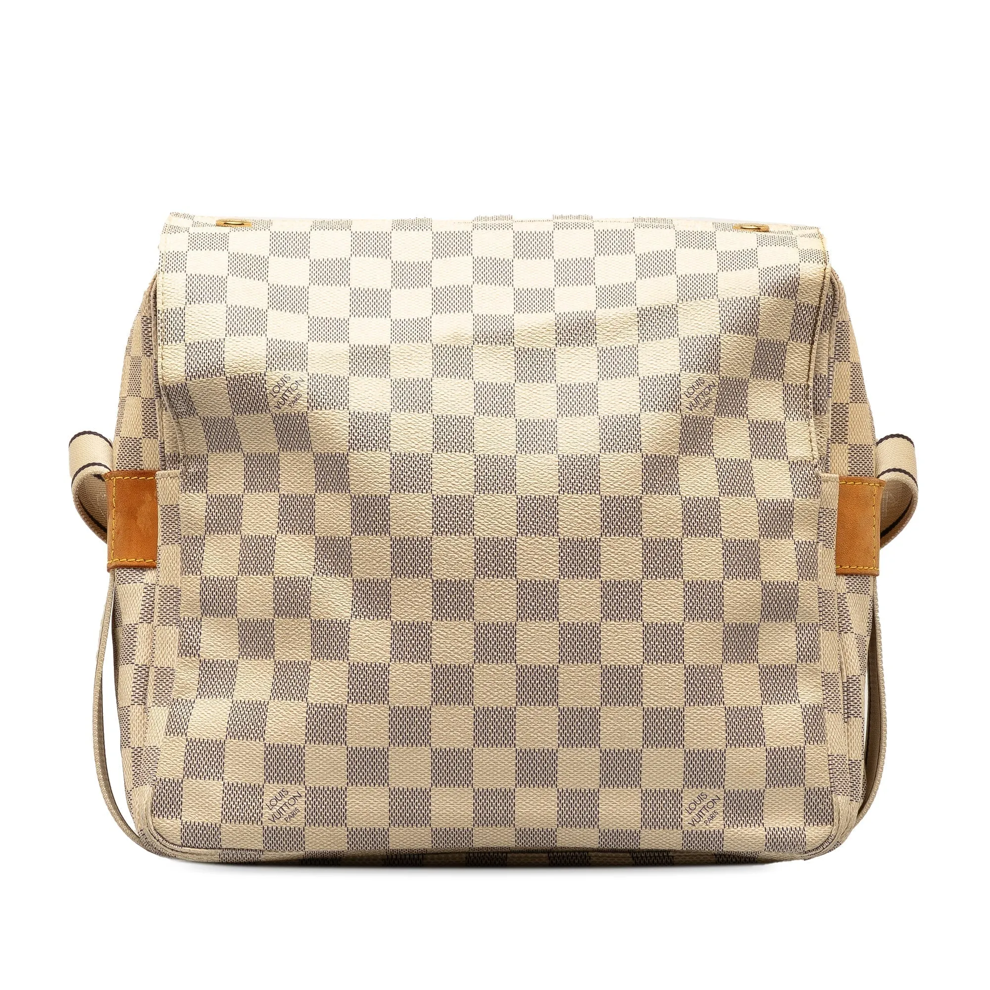 Beige Louis Vuitton Damier Azur Naviglio Crossbody Bag