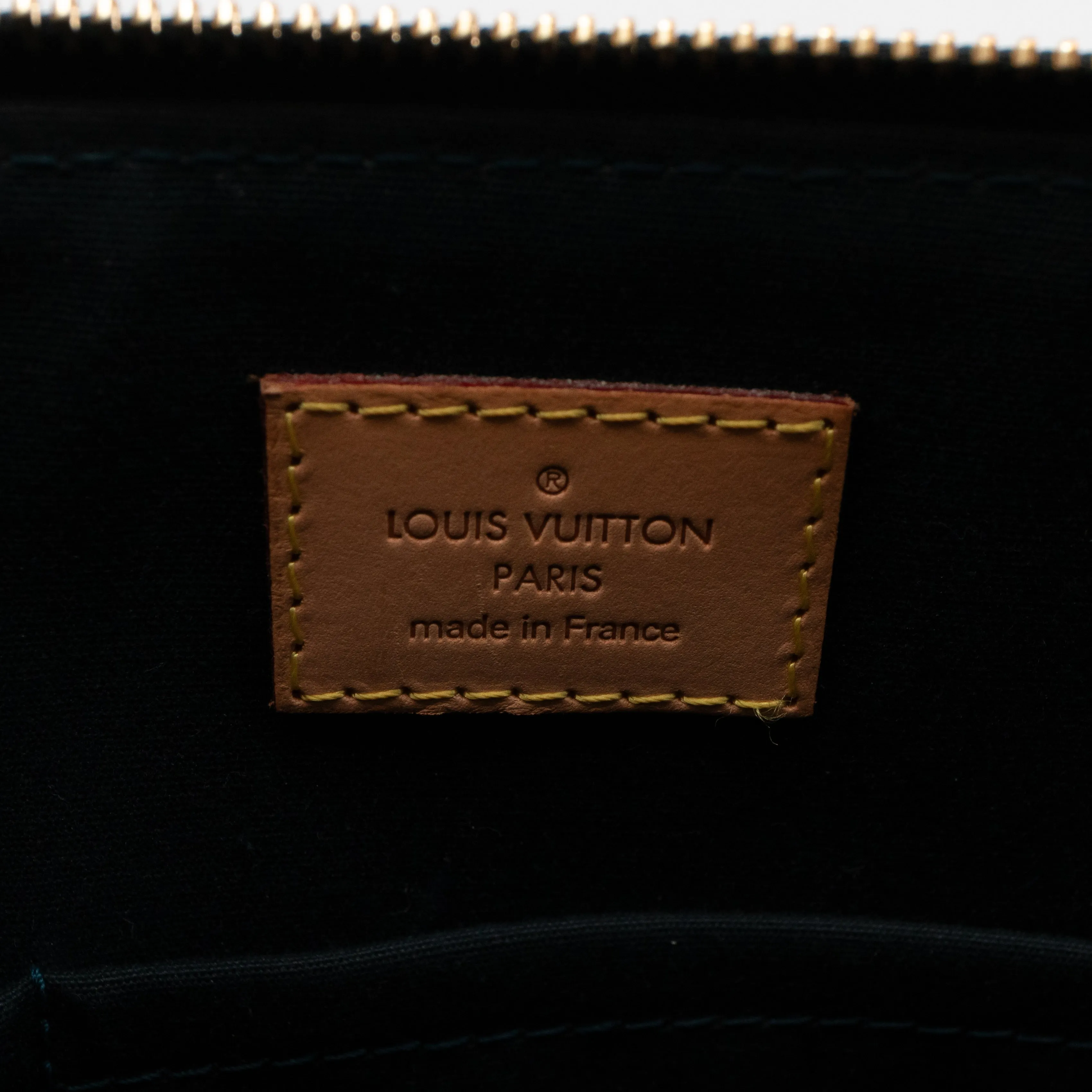 Bellevue PM Monogram Dark Green Vernis