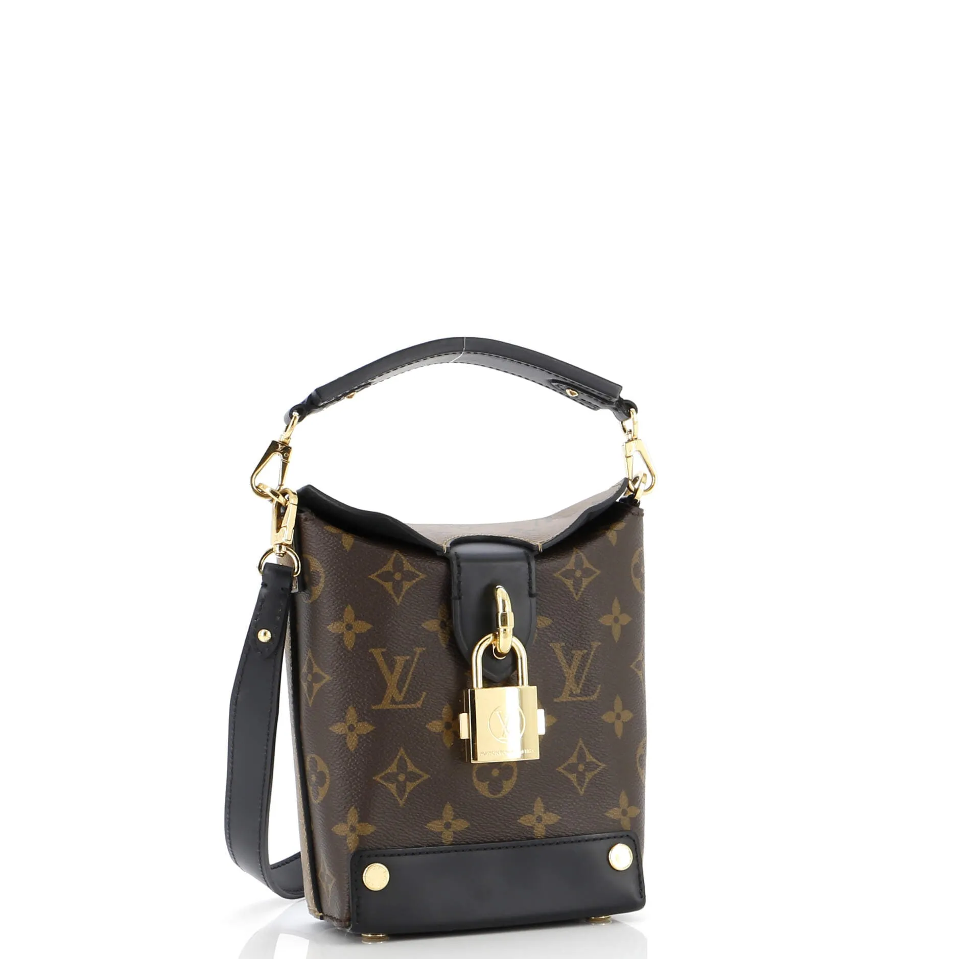 Bento Box Handbag Reverse Monogram Canvas