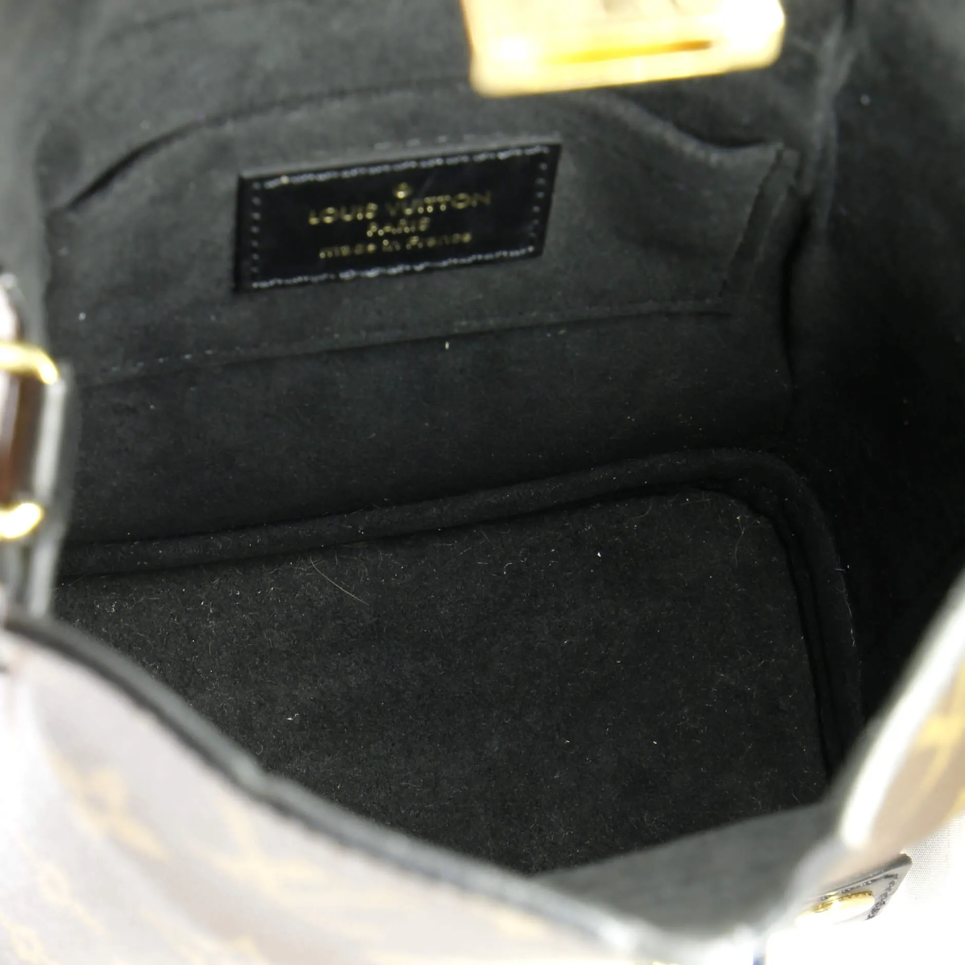 Bento Box Handbag Reverse Monogram Canvas