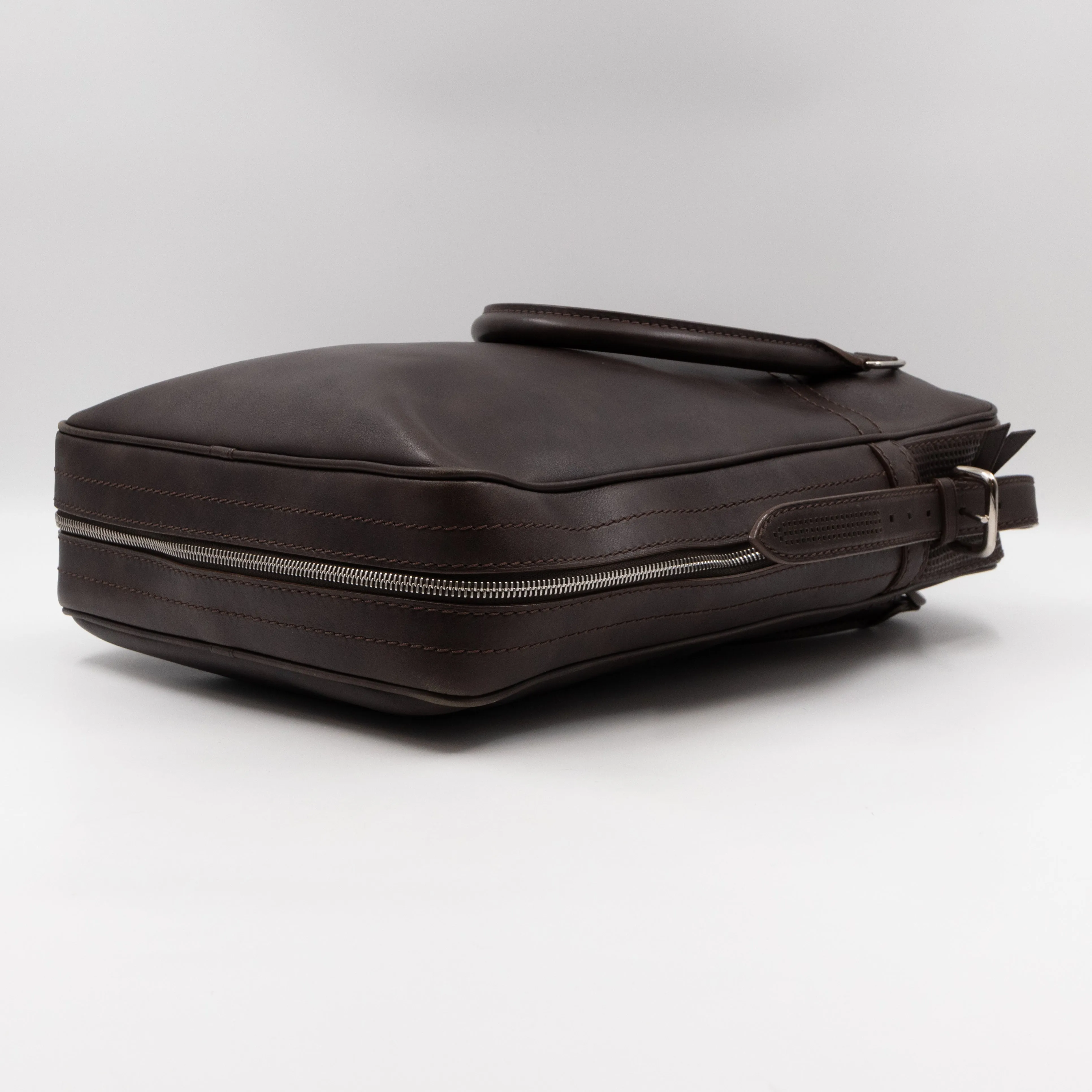 Bequia Porte Document Vertical Brown Leather