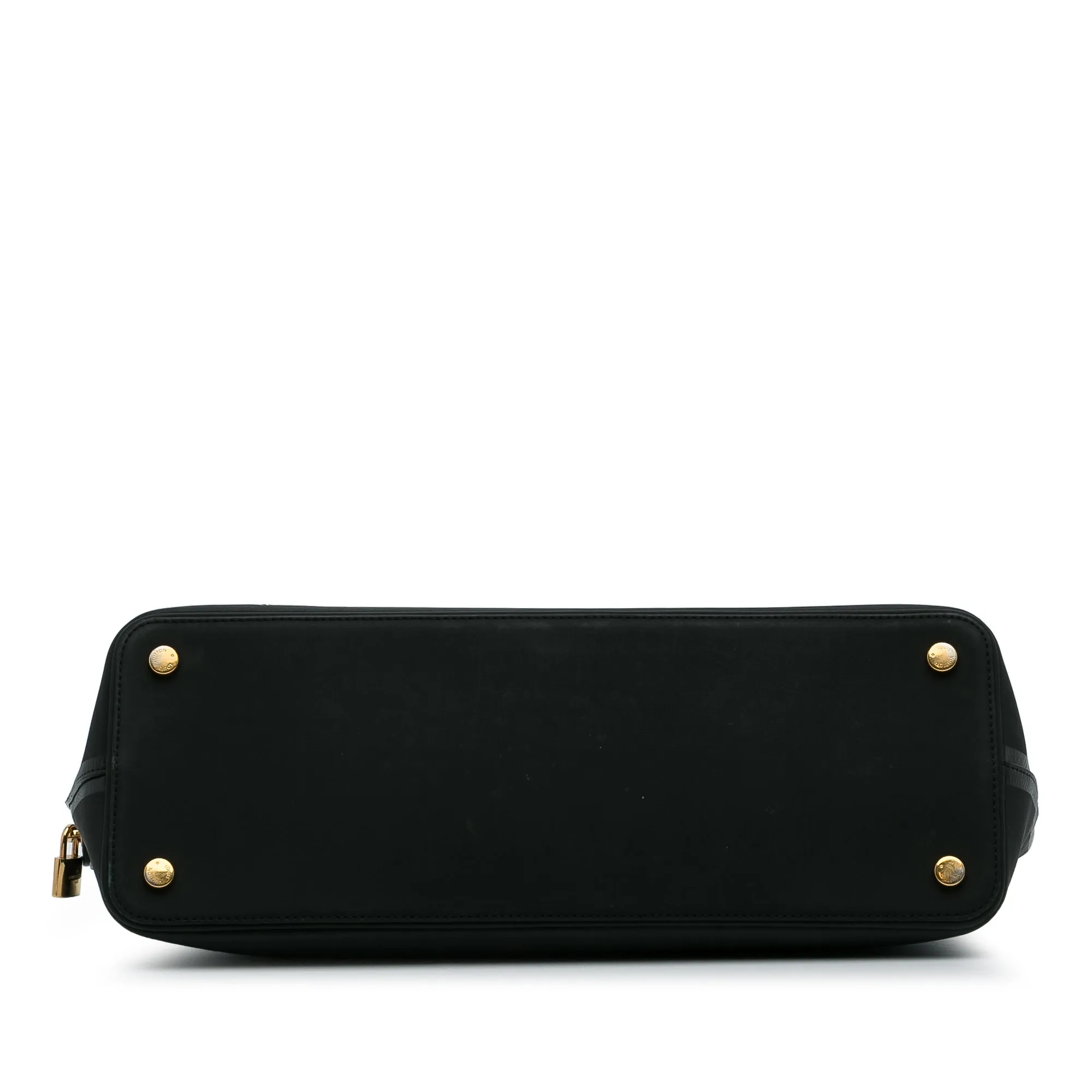 Black Louis Vuitton Cuir Obsession Lockit East-West HandBag
