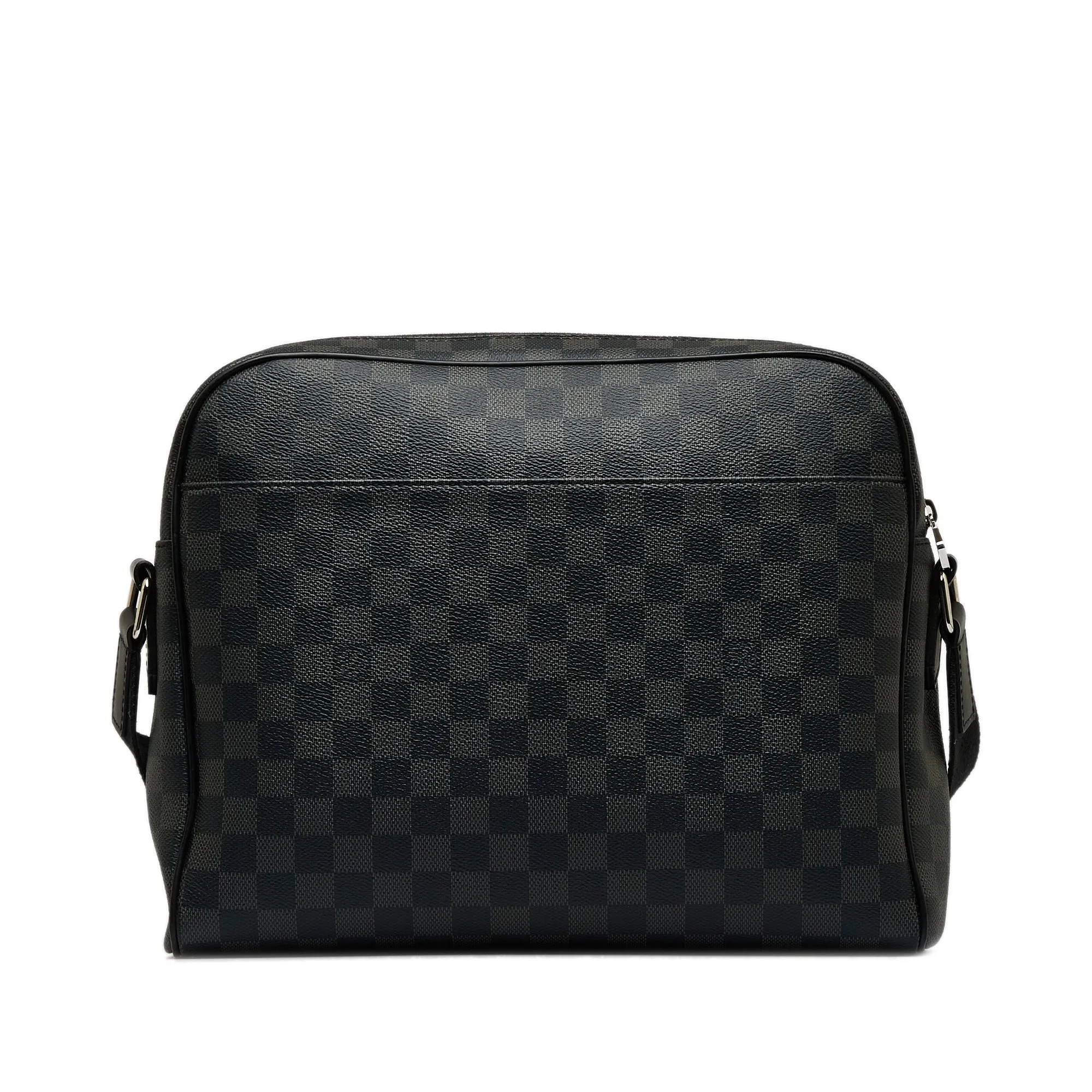Black Louis Vuitton Damier Graphite Dayton Reporter MM Crossbody Bag