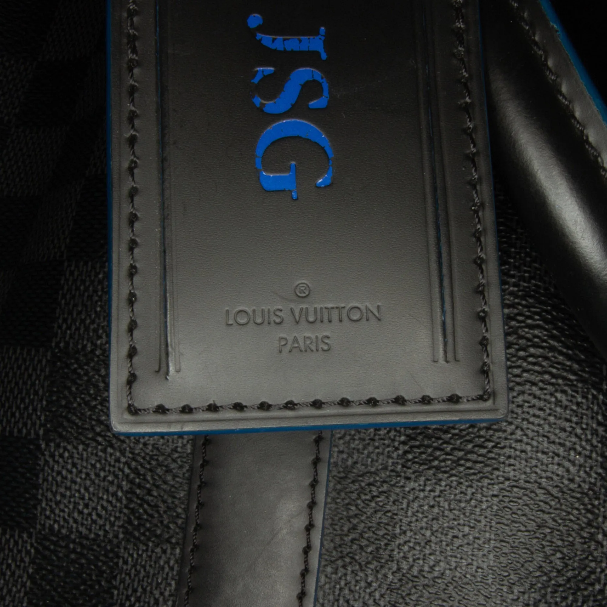 Black Louis Vuitton Damier Graphite Keepall Bandouliere 55 Travel Bag
