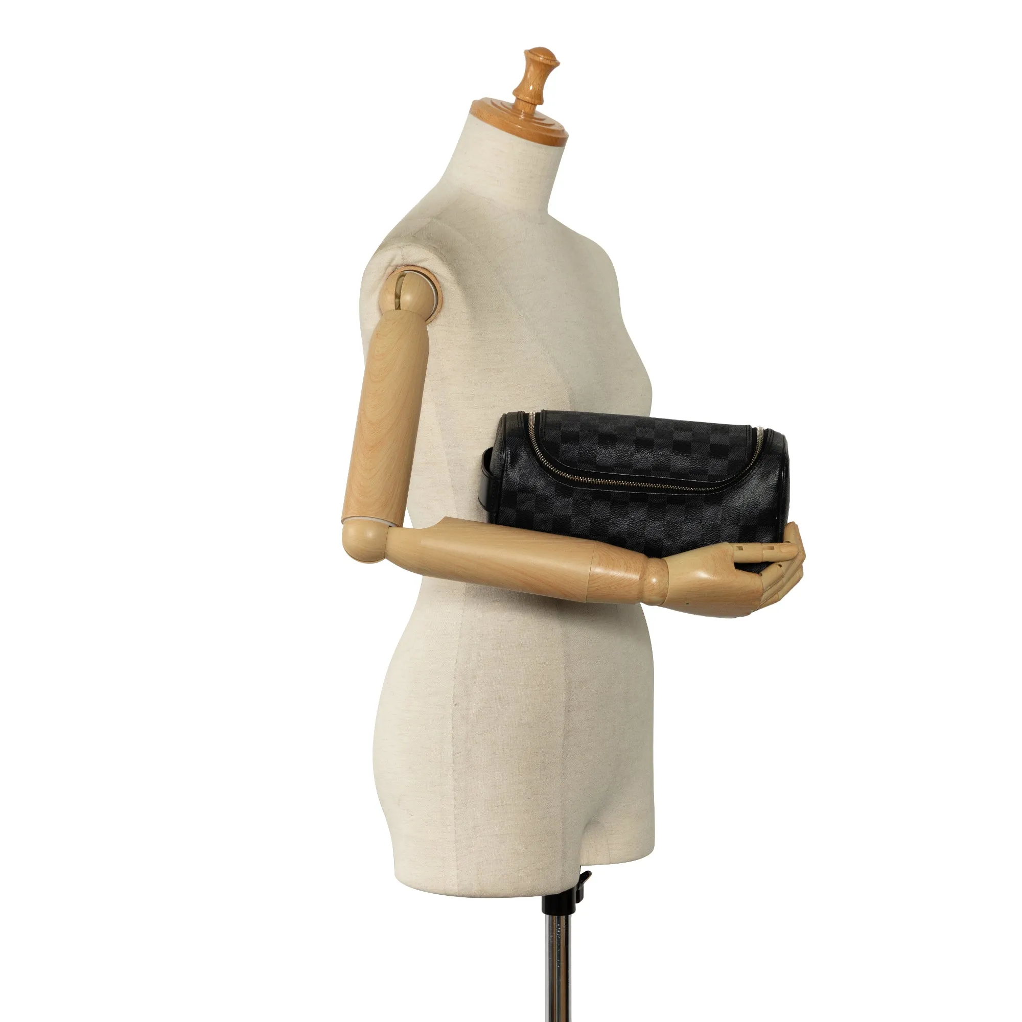 Black Louis Vuitton Damier Graphite Toiletry Pouch