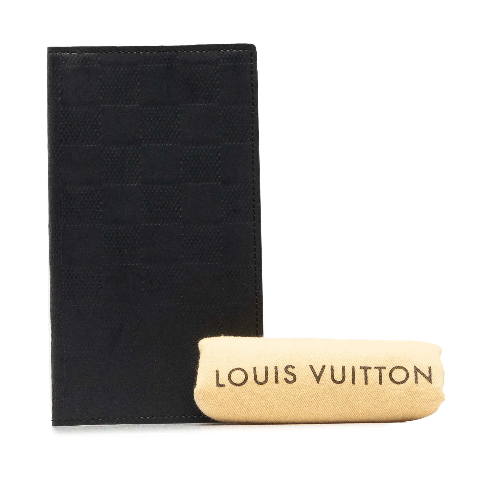 Black Louis Vuitton Damier Infini Notebook Cover